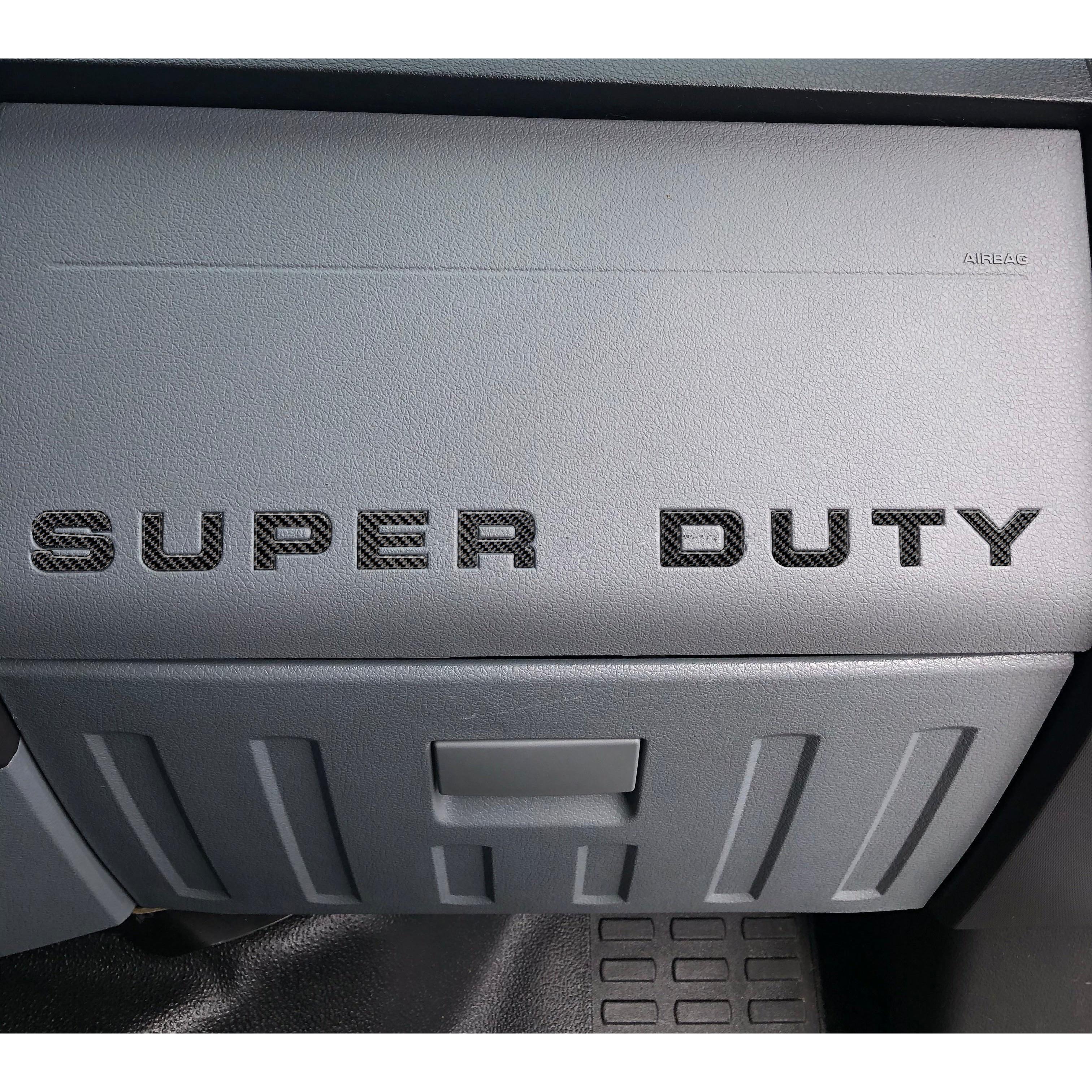 Glove Box Letter Inserts Fits Fits 2008-2016 Ford Super Duty