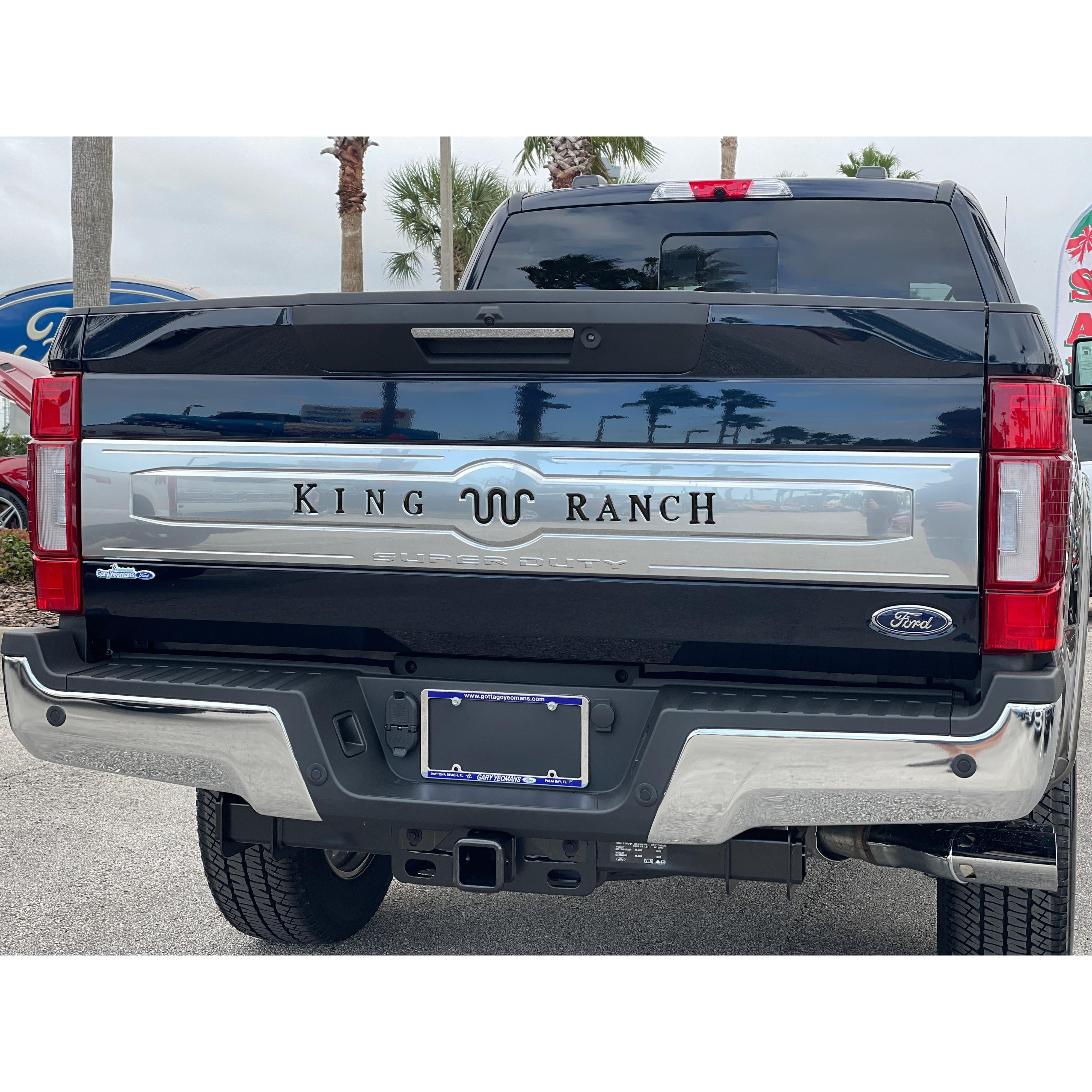 Tailgate Letter Inserts Fits 2020-2022 Ford Super Duty King Ranch