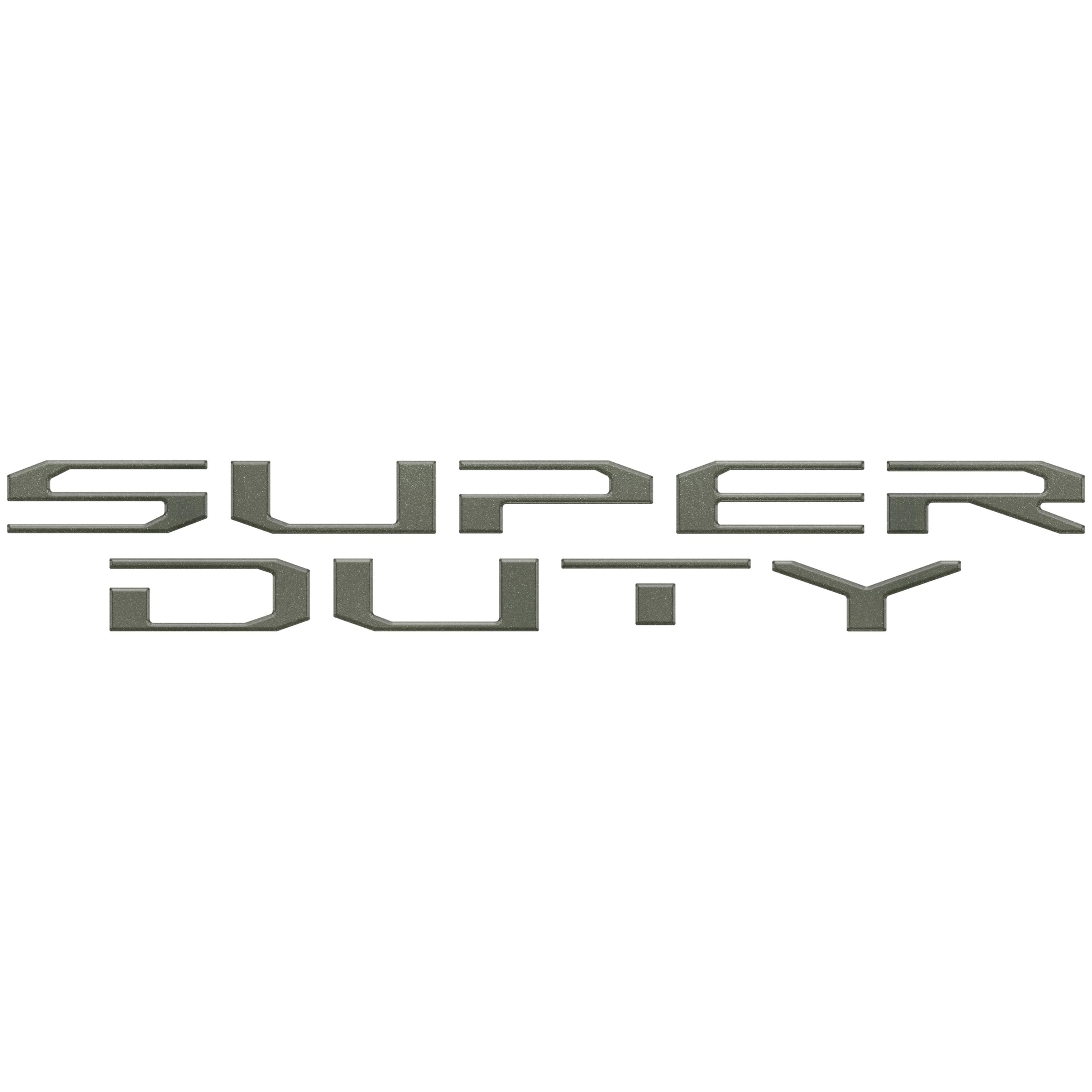 Tailgate Letter Overlays Fits 2020-2022 Ford Super Duty