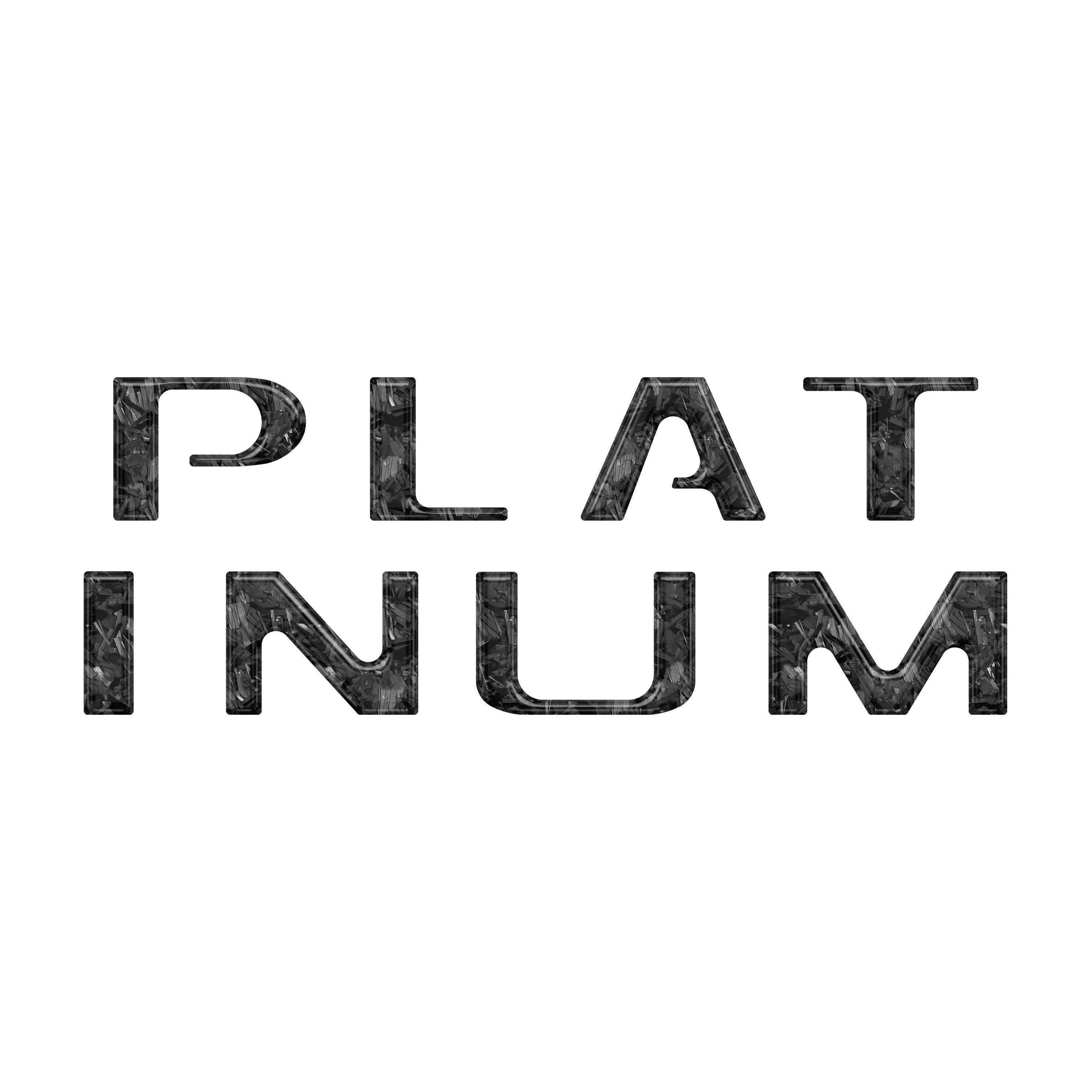 Platinum Tailgate Letter Overlays Fits 2020-2022 Ford Super Duty
