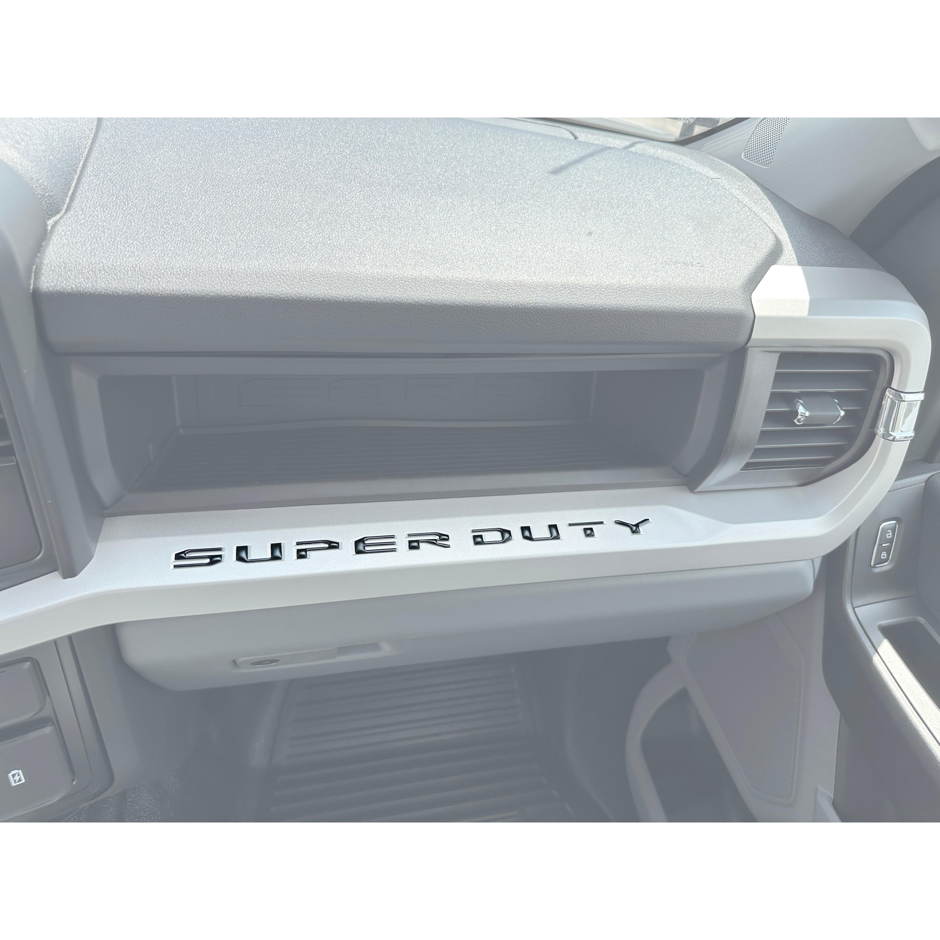 Glovebox Letters Fits 2023-2026 Ford Super Duty