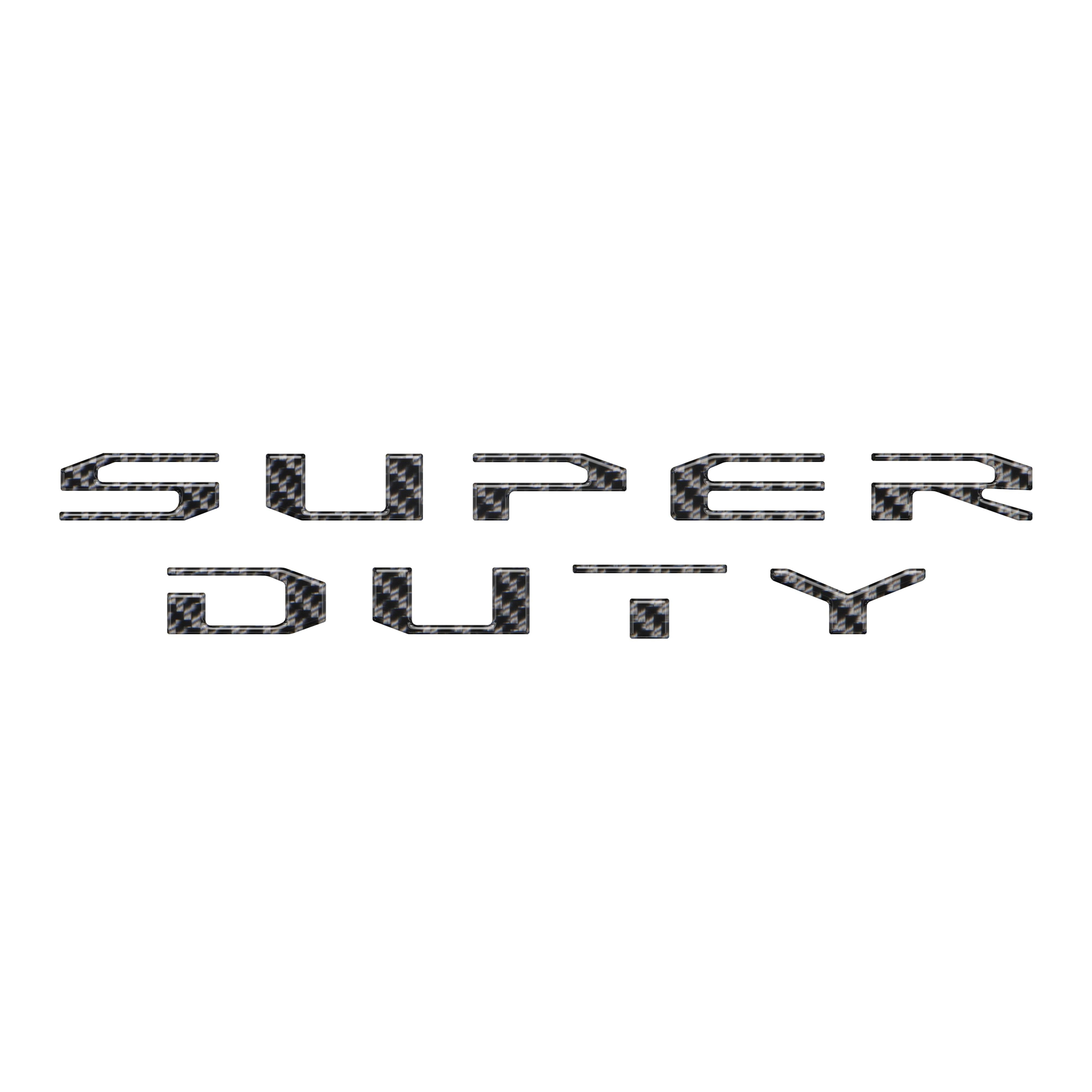 Glovebox Letters Fits 2023-2026 Ford Super Duty