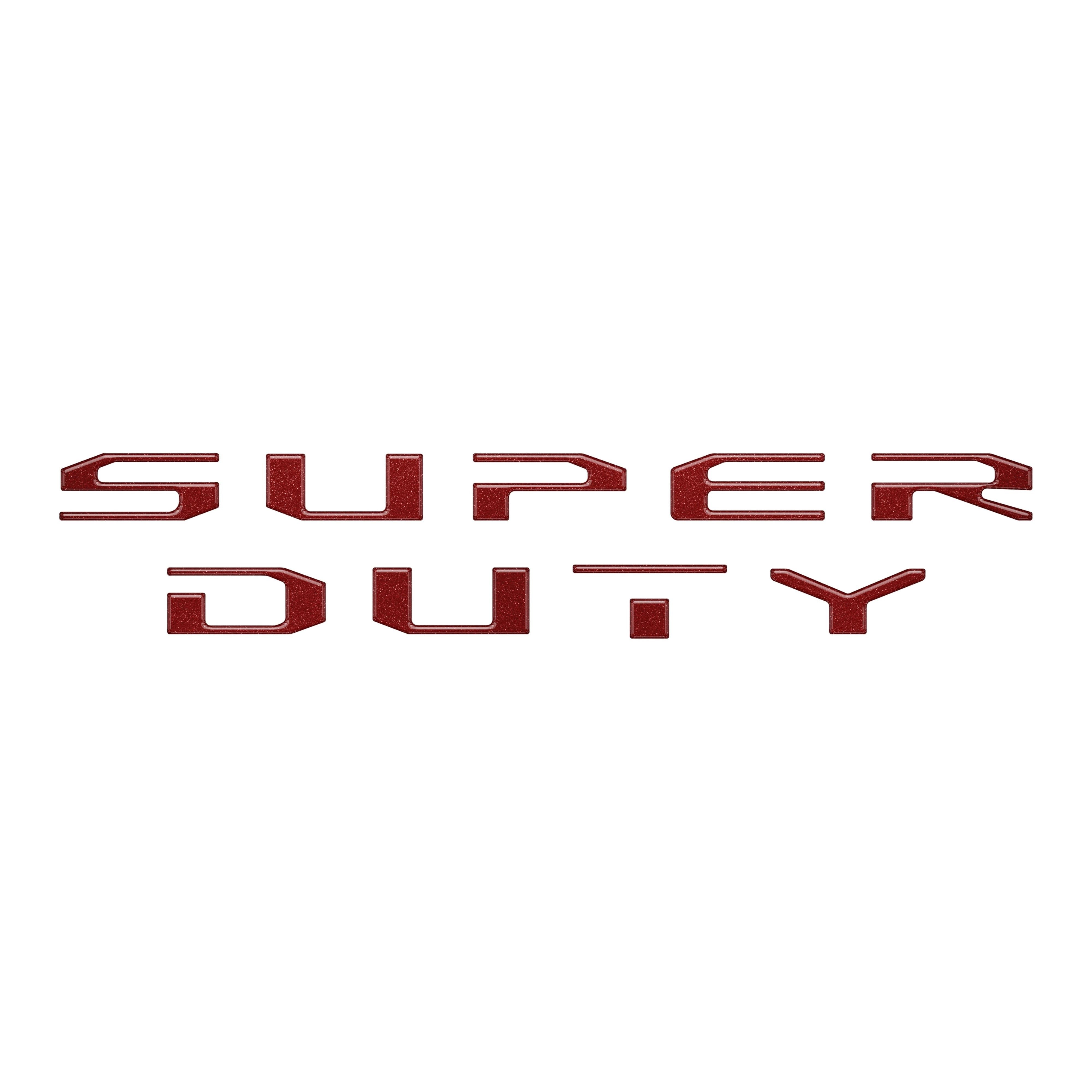 Glovebox Letters Fits 2023-2026 Ford Super Duty