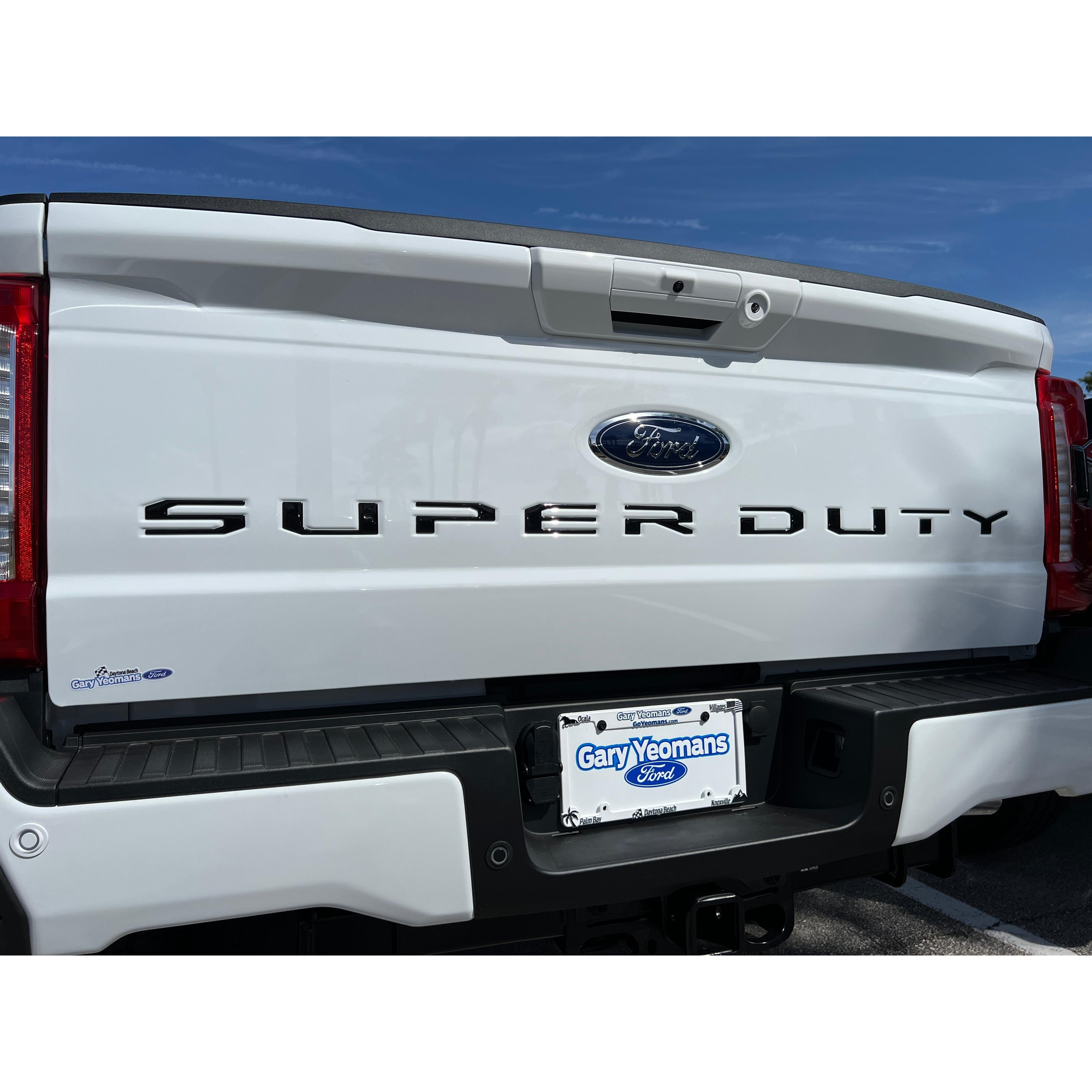 Tailgate Letter Inserts Fits 2023-2026 Ford Super Duty XL/XLT/STX/Tremor/Lariat