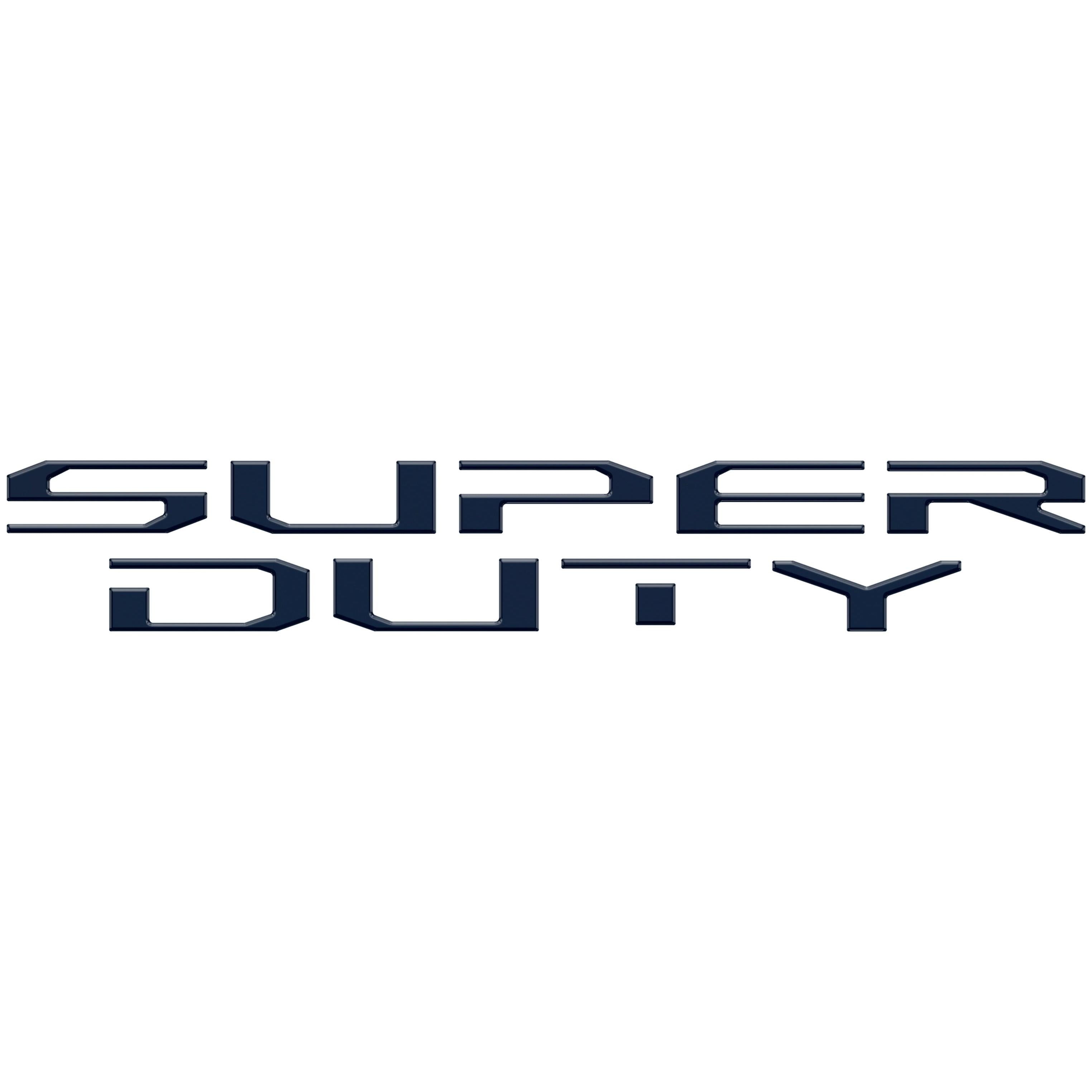 Hood Letter Inserts Fits 2023-2026 Ford Super Duty