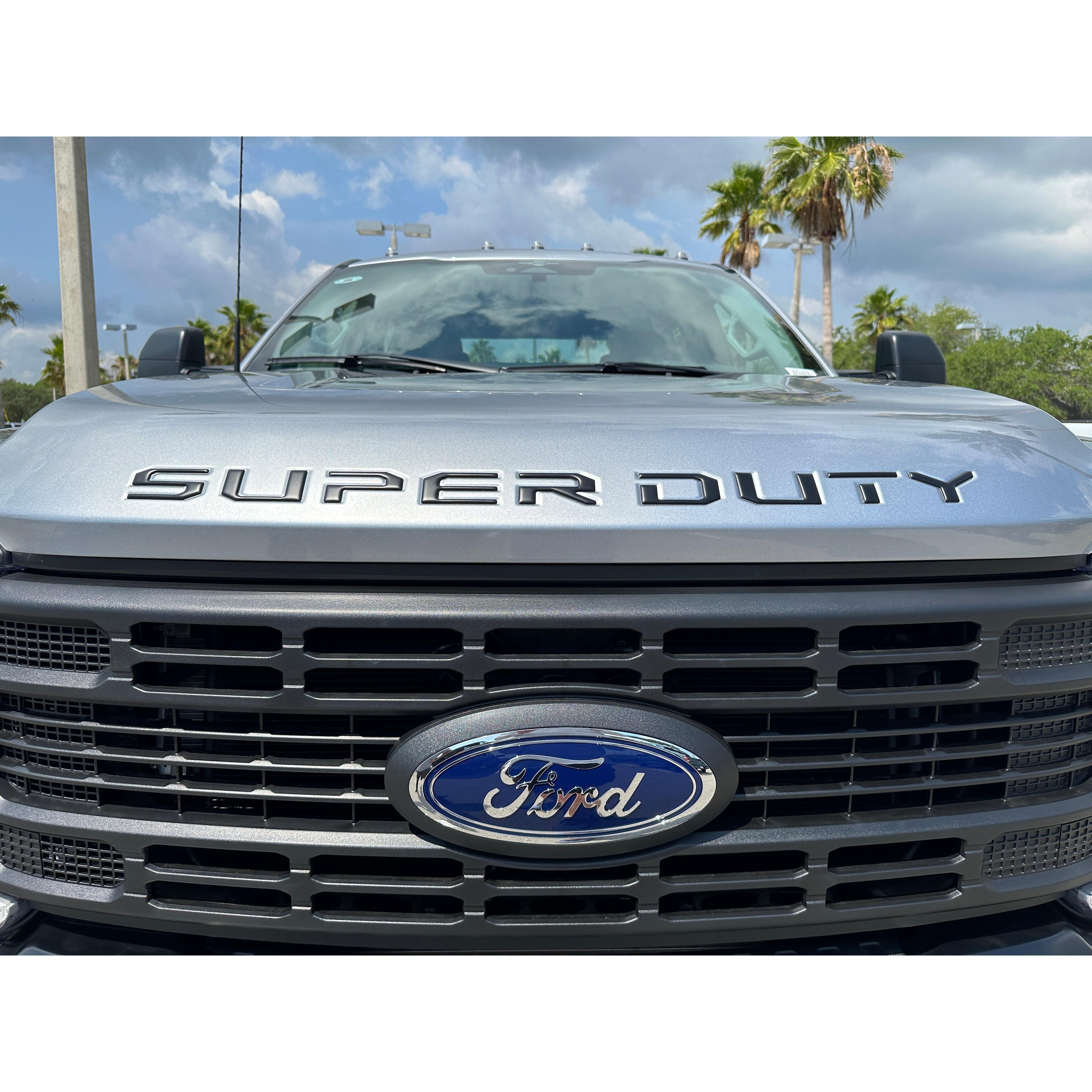 Hood Letter Inserts Fits 2023-2026 Ford Super Duty