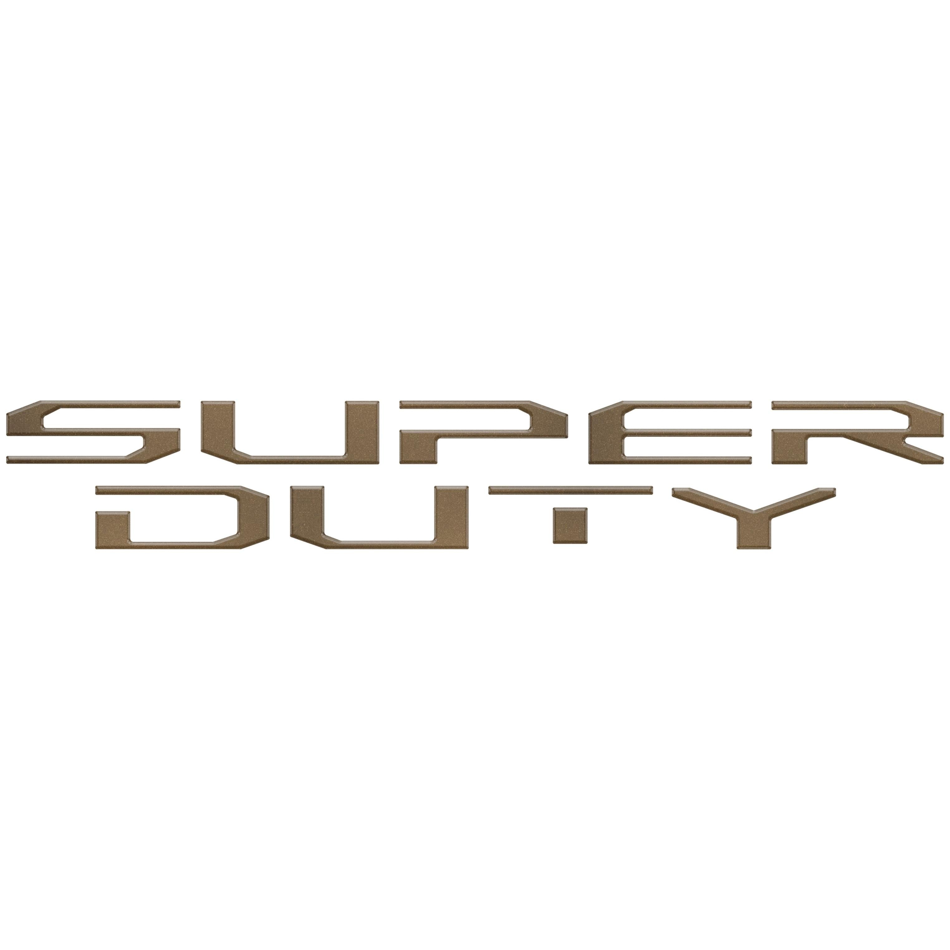Hood Letter Inserts Fits 2023-2026 Ford Super Duty
