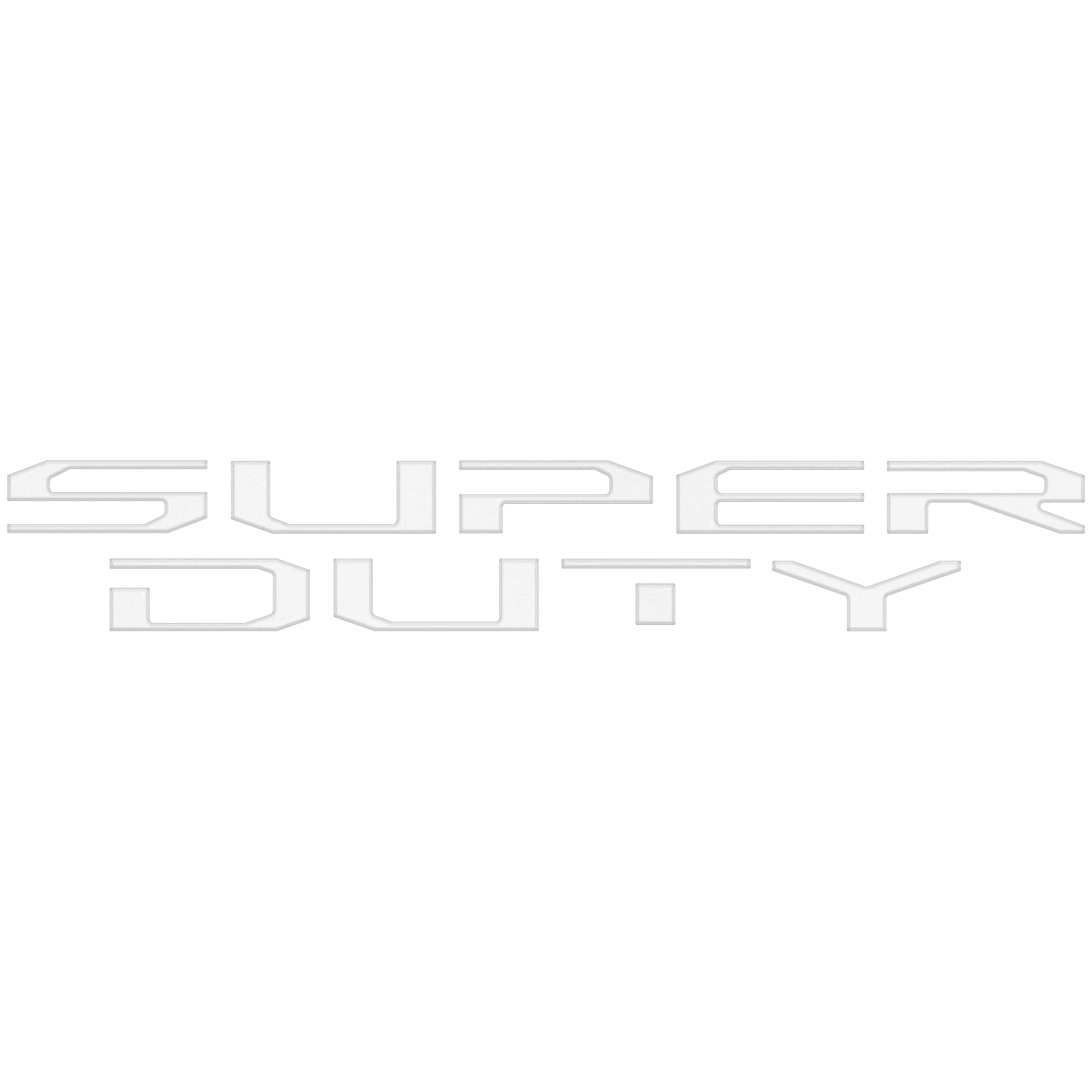Hood Letter Inserts Fits 2023-2026 Ford Super Duty