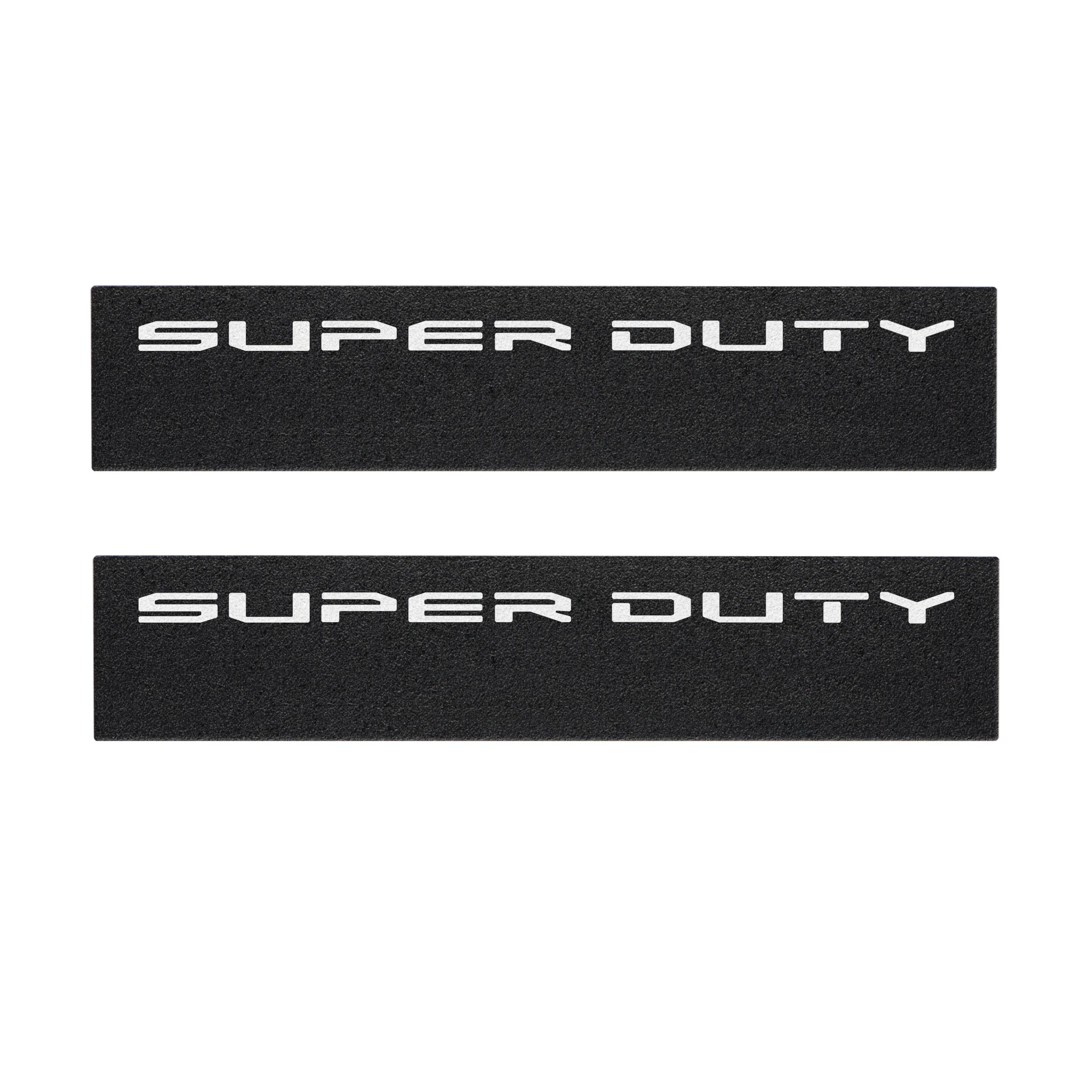Door Sill Protection Overlays (Textured) Fits 2023-2026 Ford Super Duty