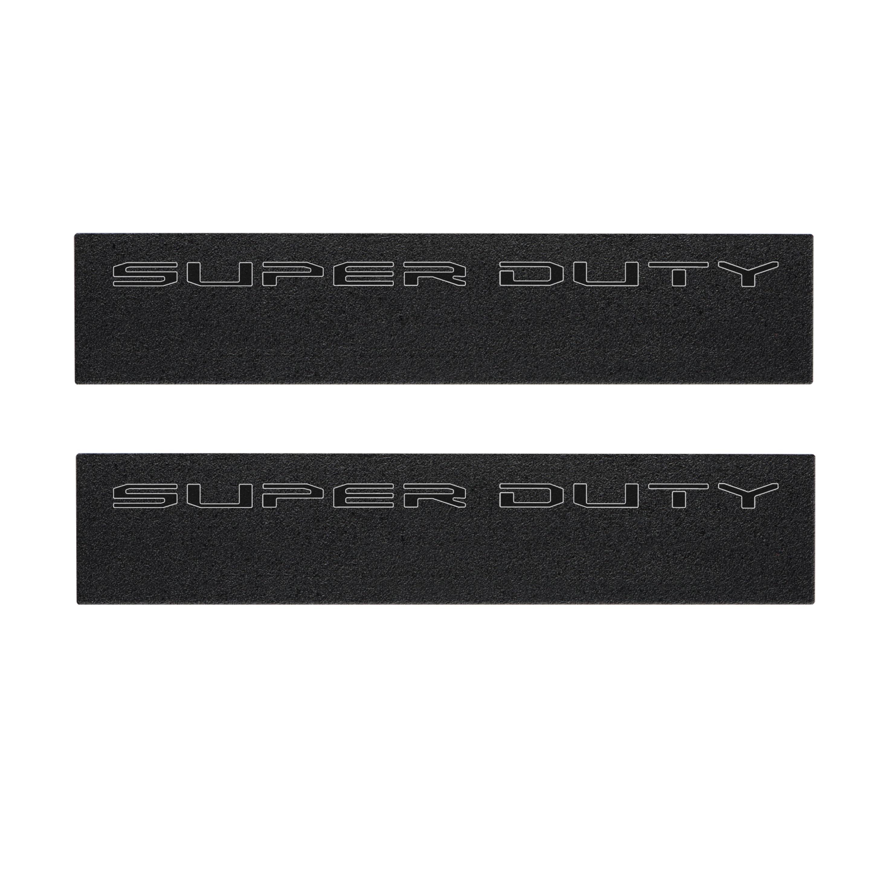 Door Sill Protection Overlays (Textured) Fits 2023-2026 Ford Super Duty