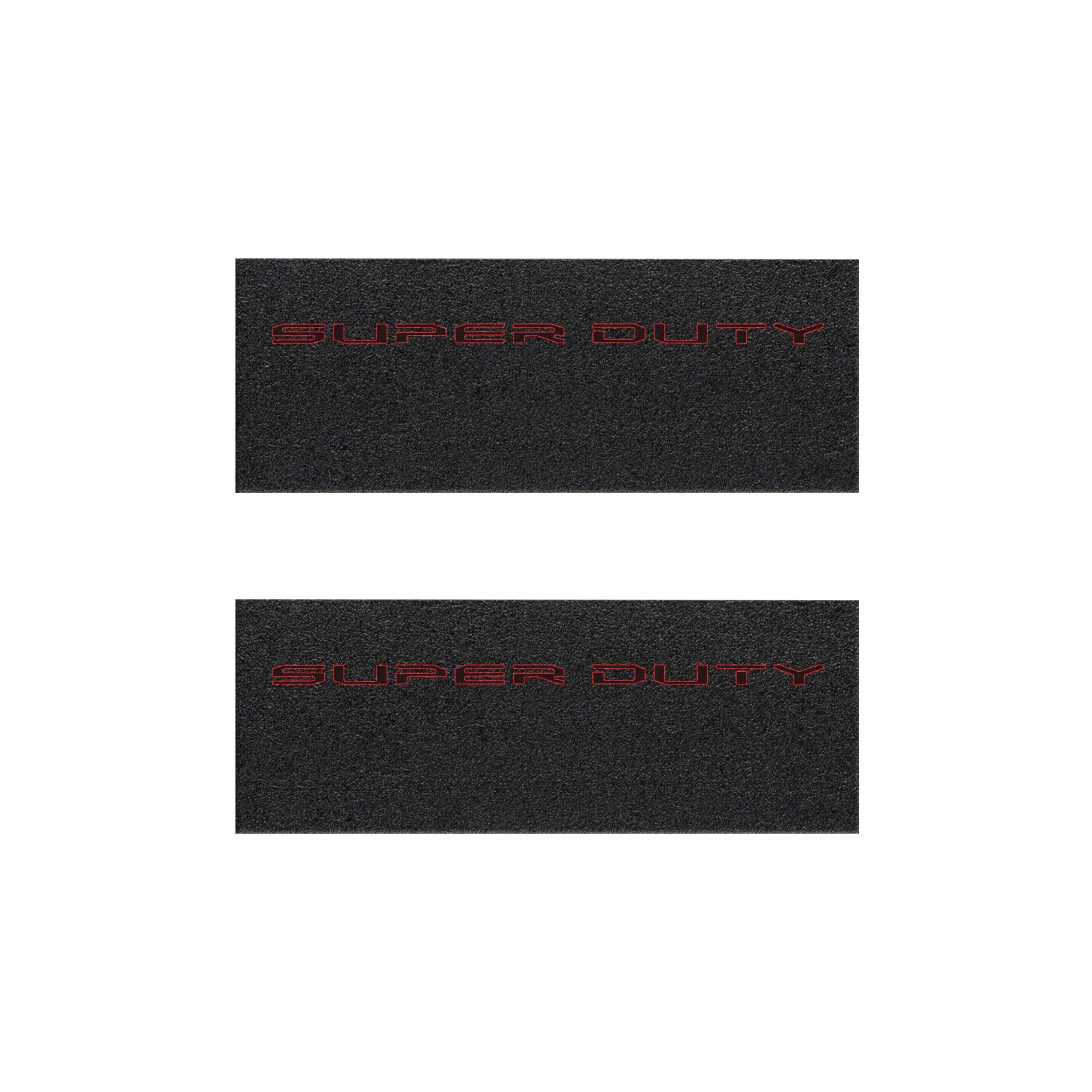 Door Sill Protection Overlays (Textured) Fits 2023-2026 Ford Super Duty