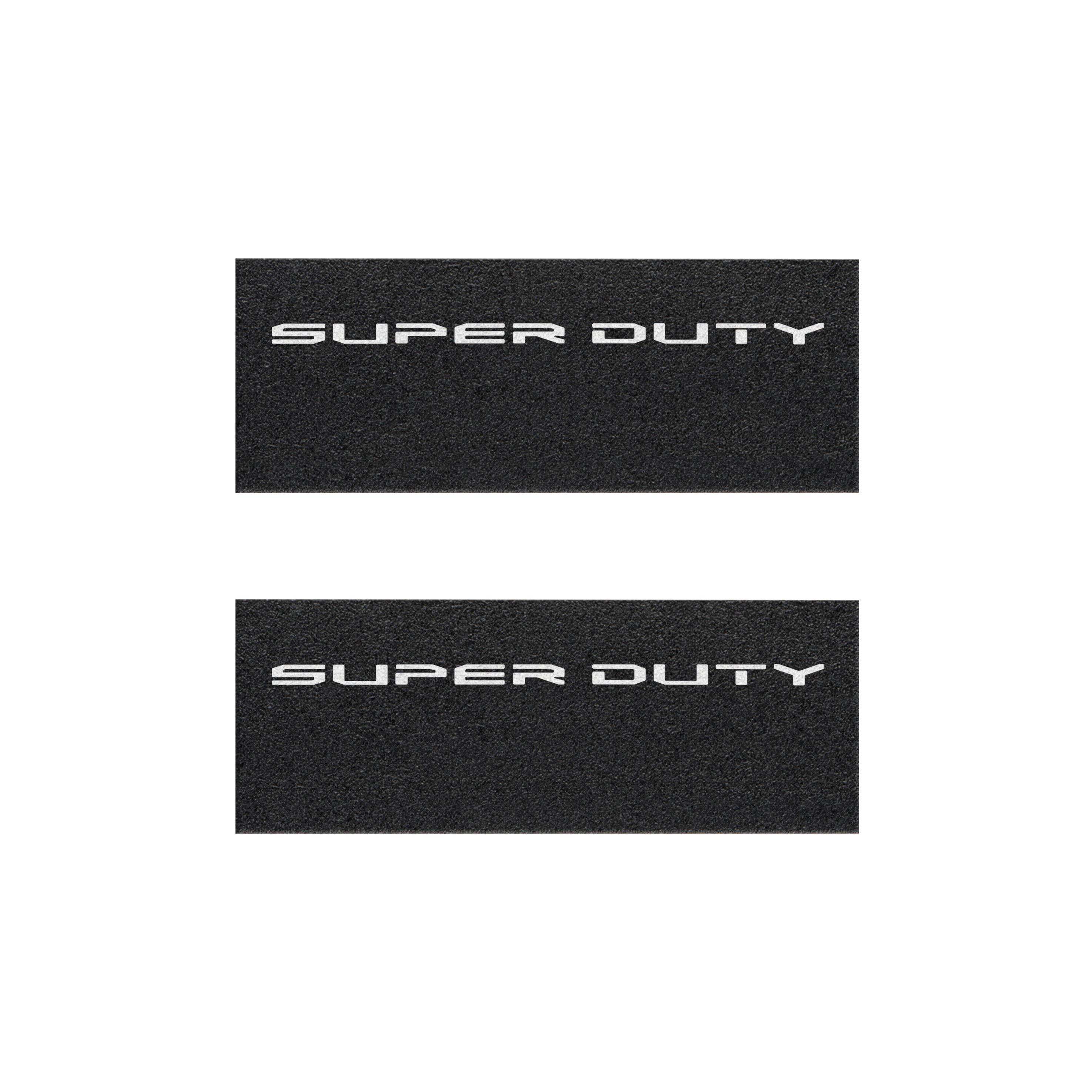 Door Sill Protection Overlays (Textured) Fits 2023-2026 Ford Super Duty