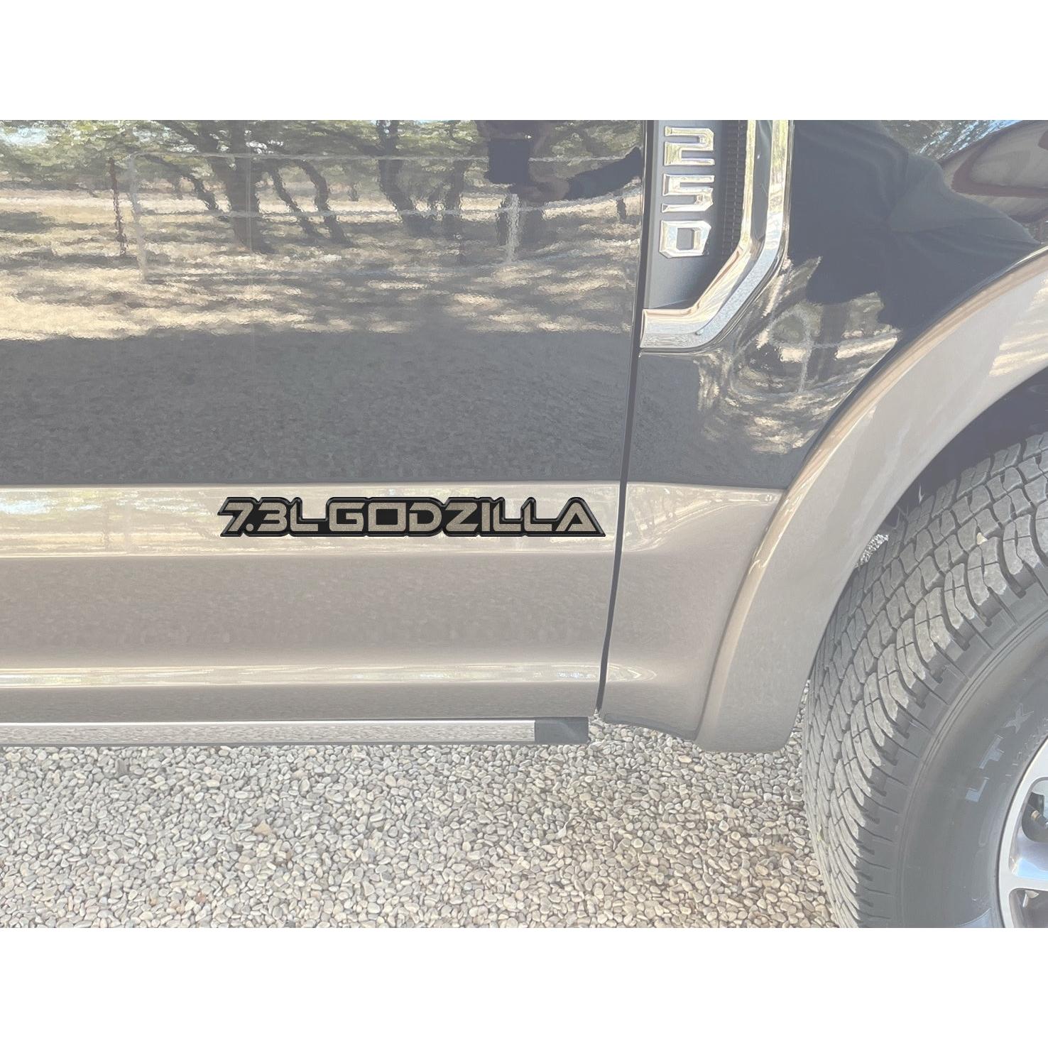 7.3L Godzilla Badge Fits 2020-2026 Ford Super Duty