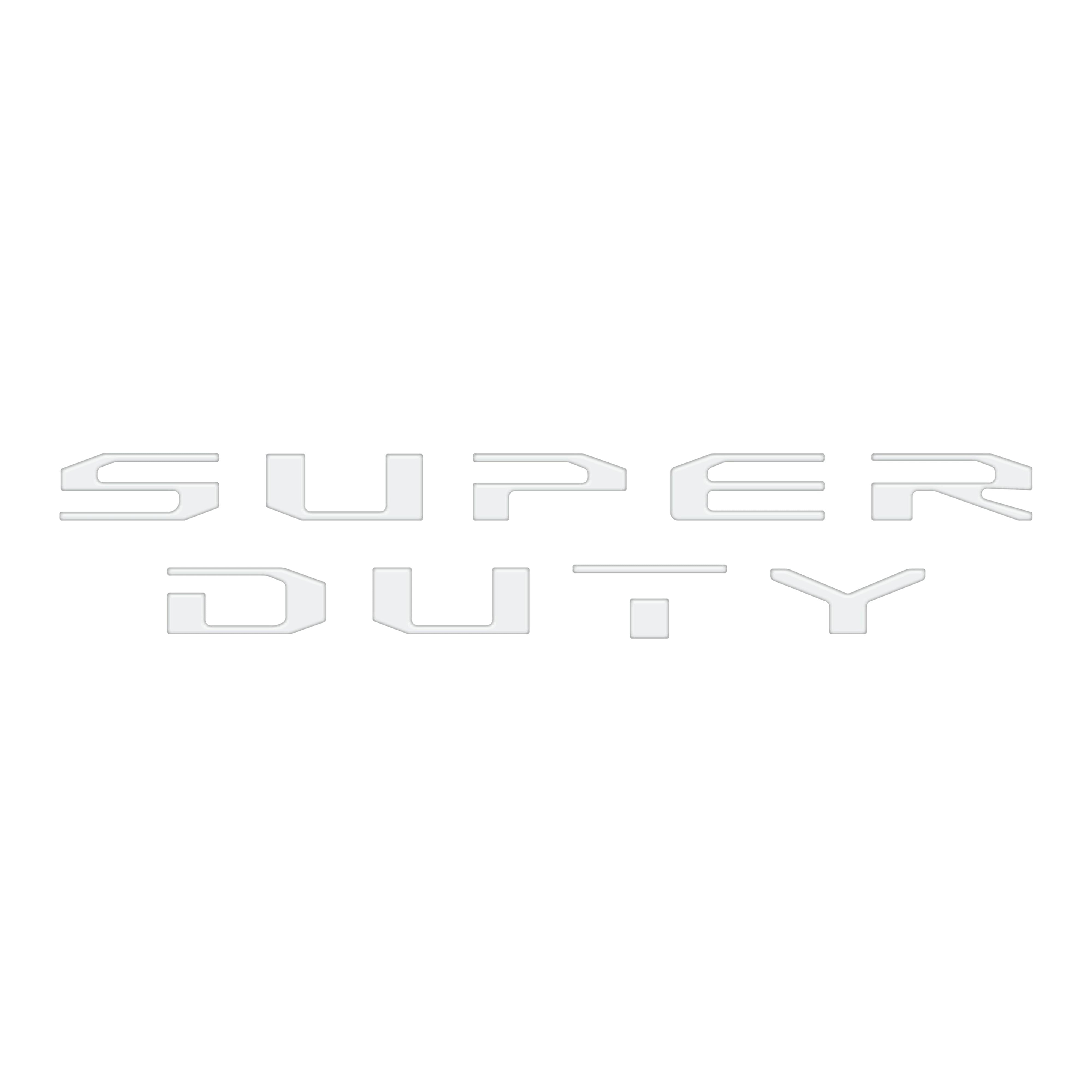 Glovebox Letters Fits 2023-2026 Ford Super Duty