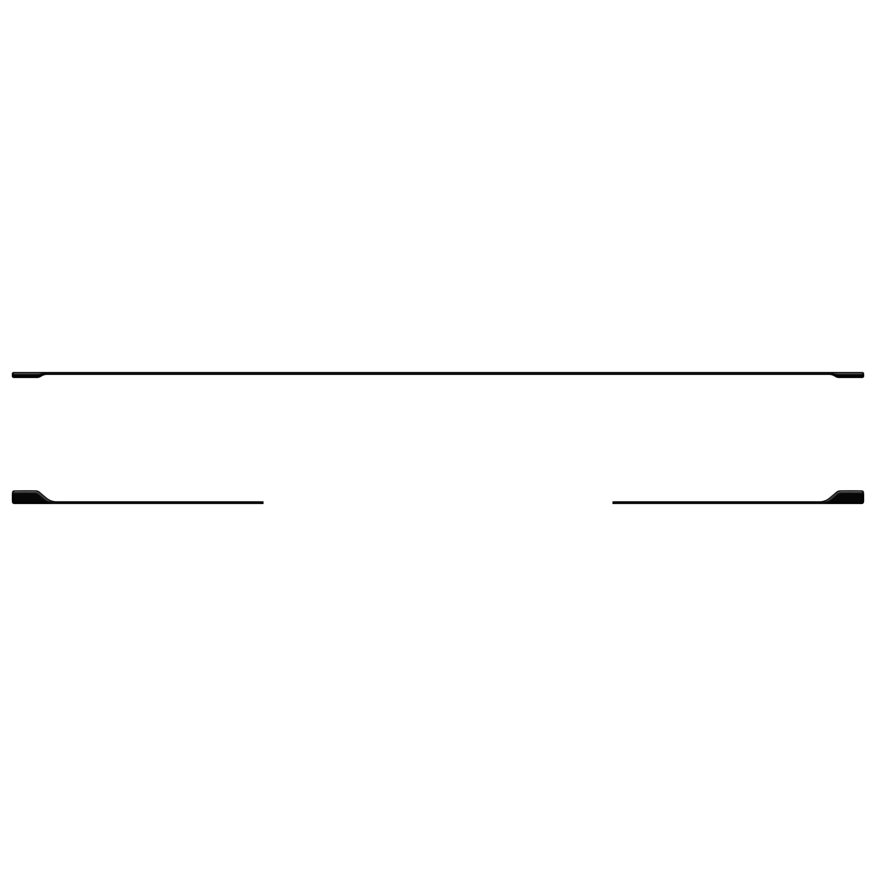 Platinum Tailgate Line Accent Trim Fits 2023-2024 Ford Super Duty