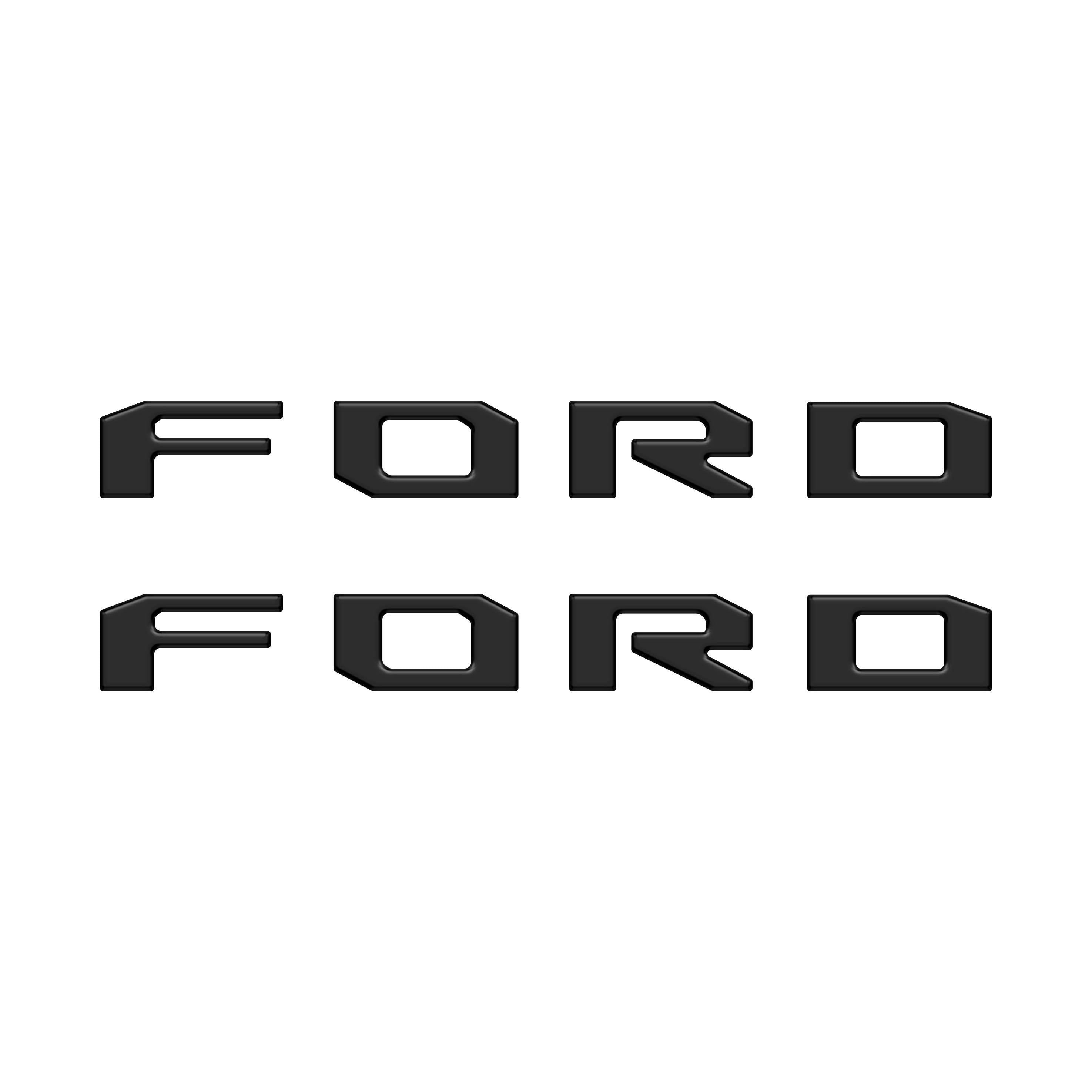 Running Board Letters Fits 2023-2026 Ford Super Duty & F-150 Crew Cab