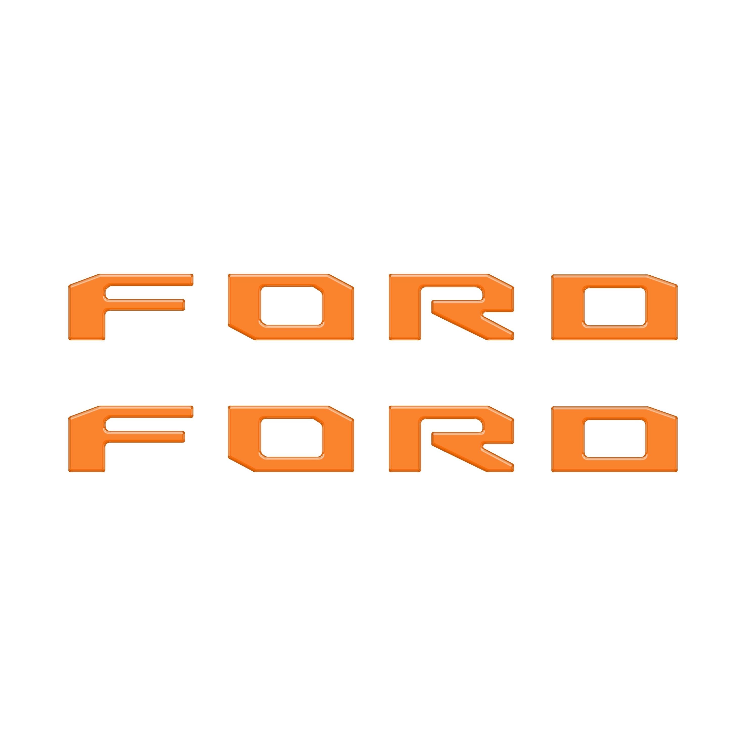 Running Board Letters Fits 2023-2026 Ford Super Duty & F-150 Crew Cab