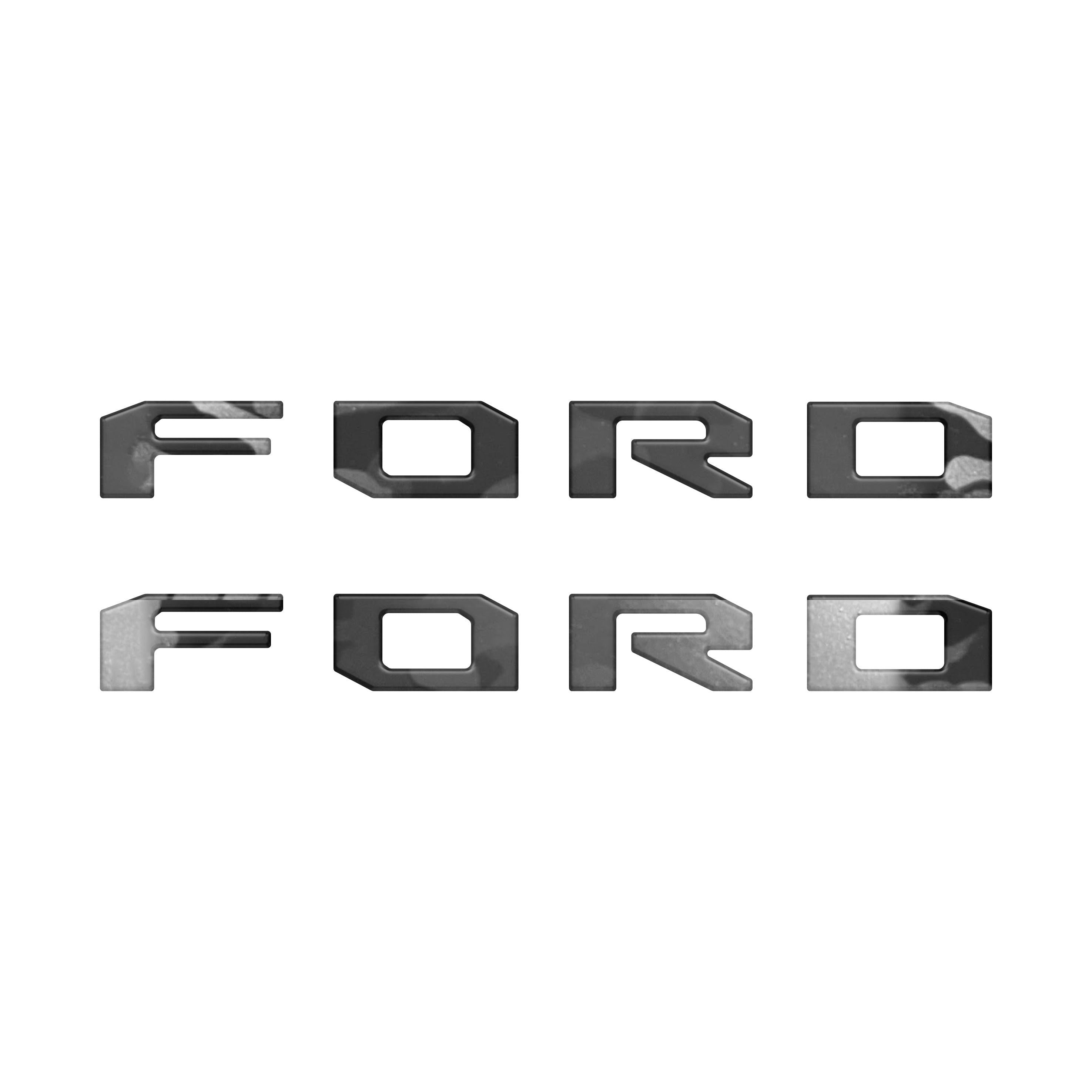 Running Board Letters Fits 2023-2026 Ford Super Duty & F-150 Crew Cab