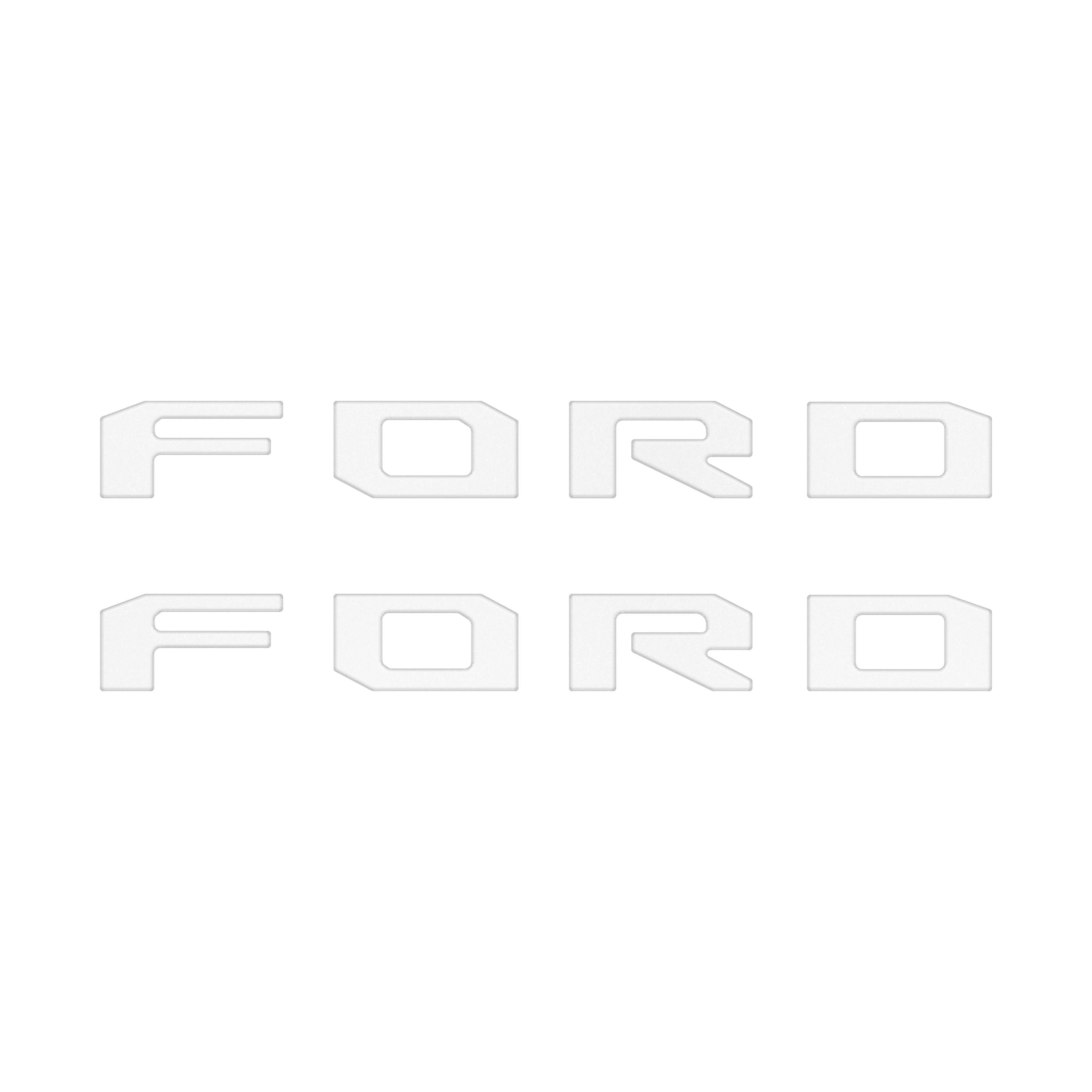 Running Board Letters Fits 2023-2026 Ford Super Duty & F-150 Crew Cab