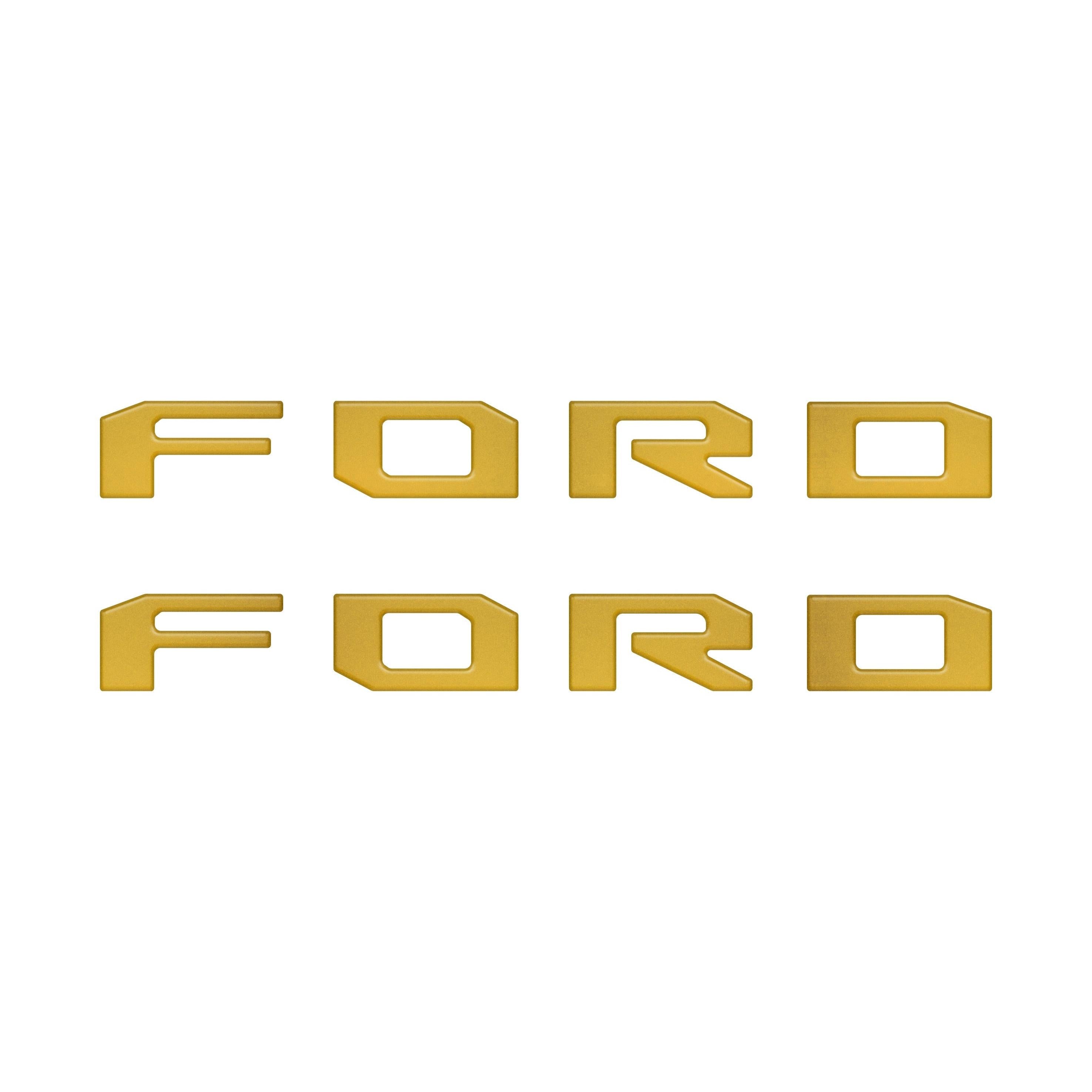 Running Board Letters Fits 2023-2026 Ford Super Duty & F-150 Crew Cab