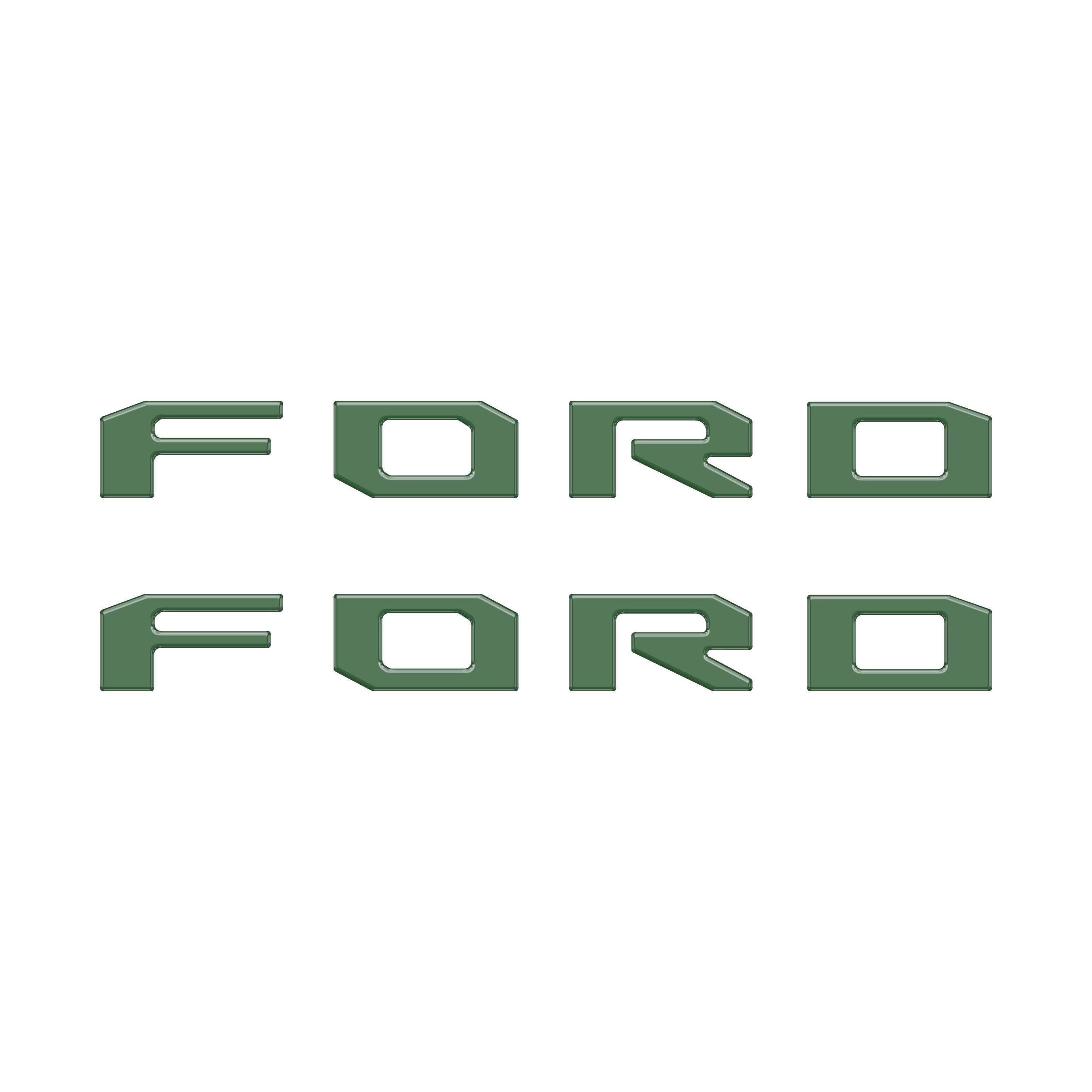 Running Board Letters Fits 2023-2026 Ford Super Duty & F-150 Crew Cab