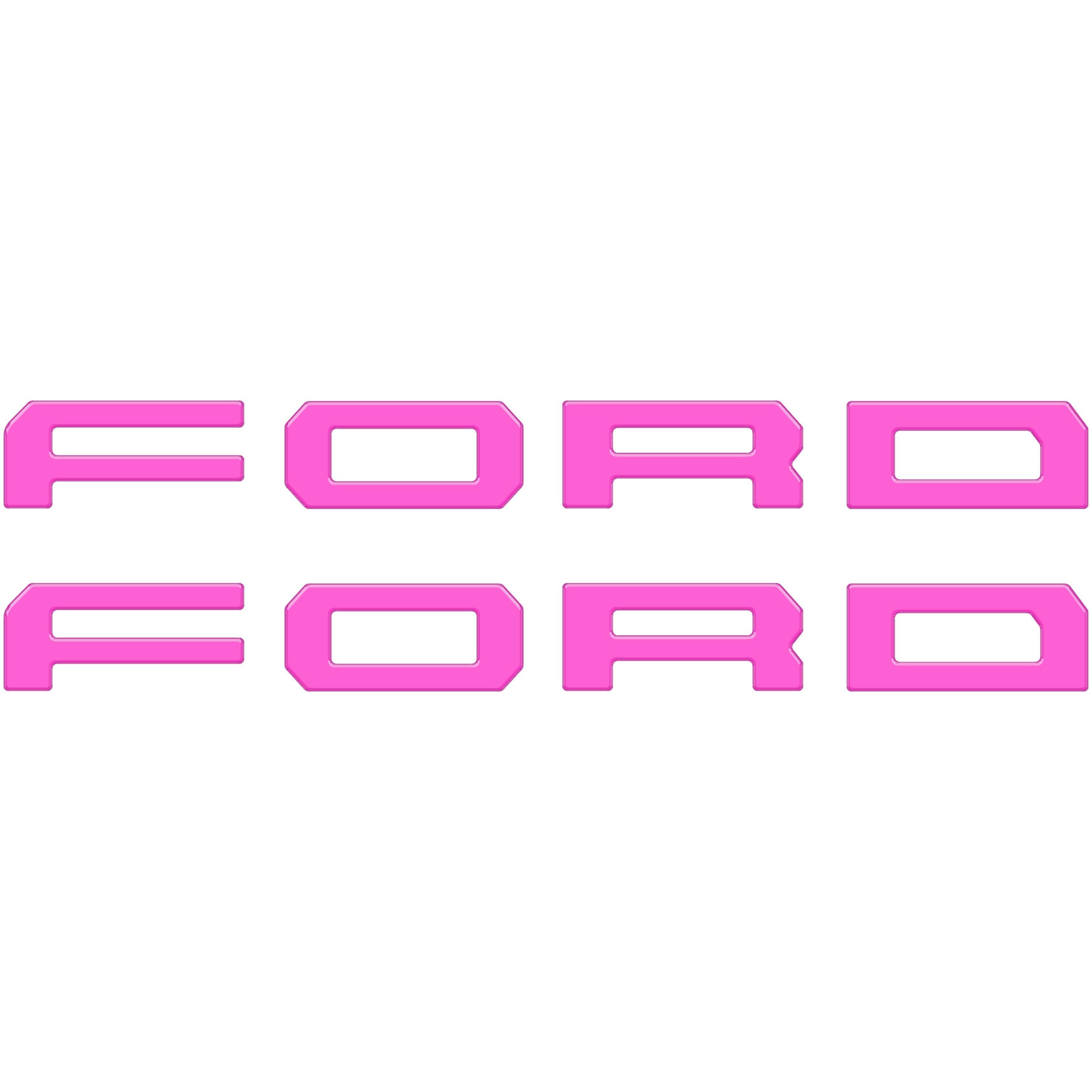 Running Board Letters Fits 2023-2026 Ford Super Duty & F-150 Crew Cab