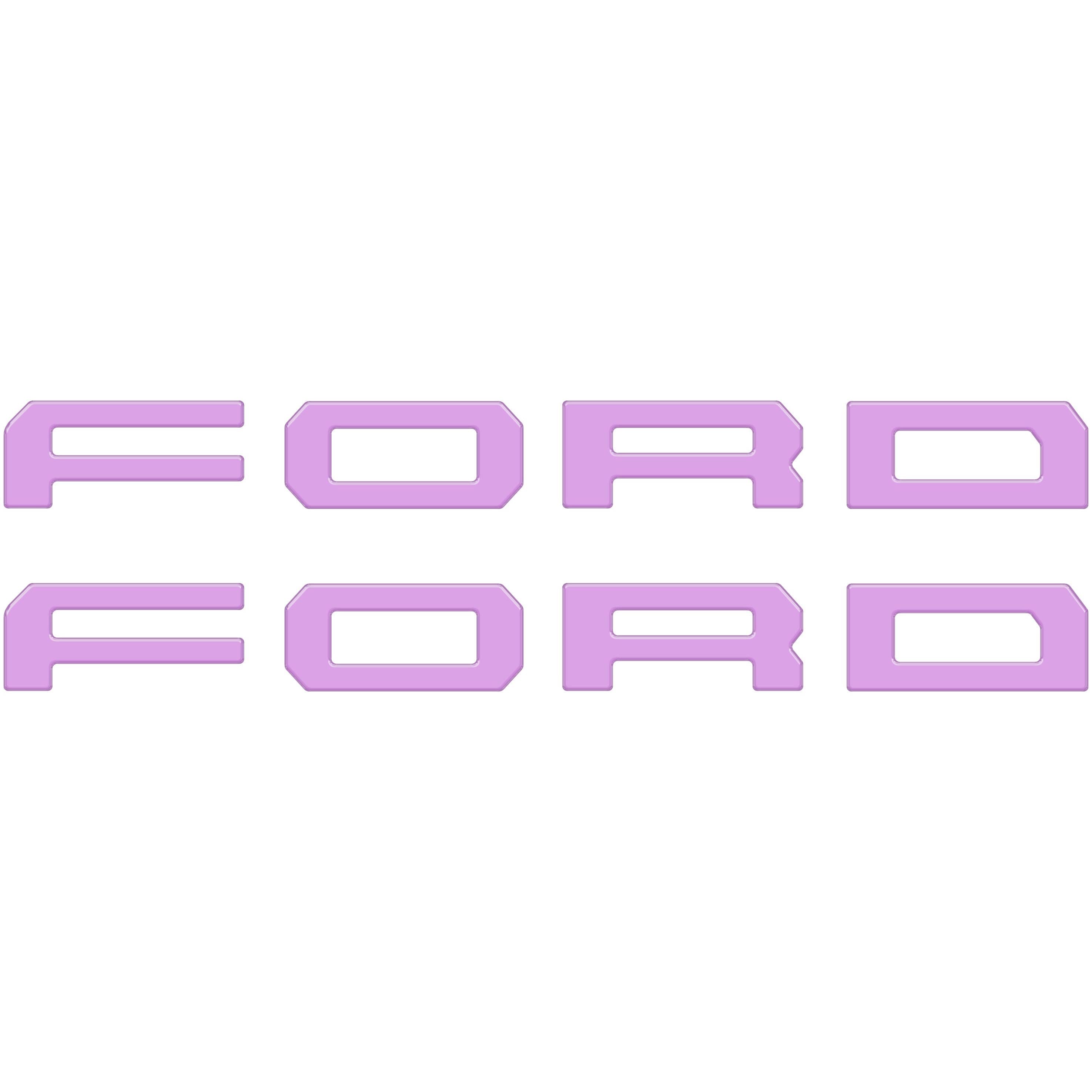 Running Board Letters Fits 2023-2026 Ford Super Duty & F-150 Crew Cab
