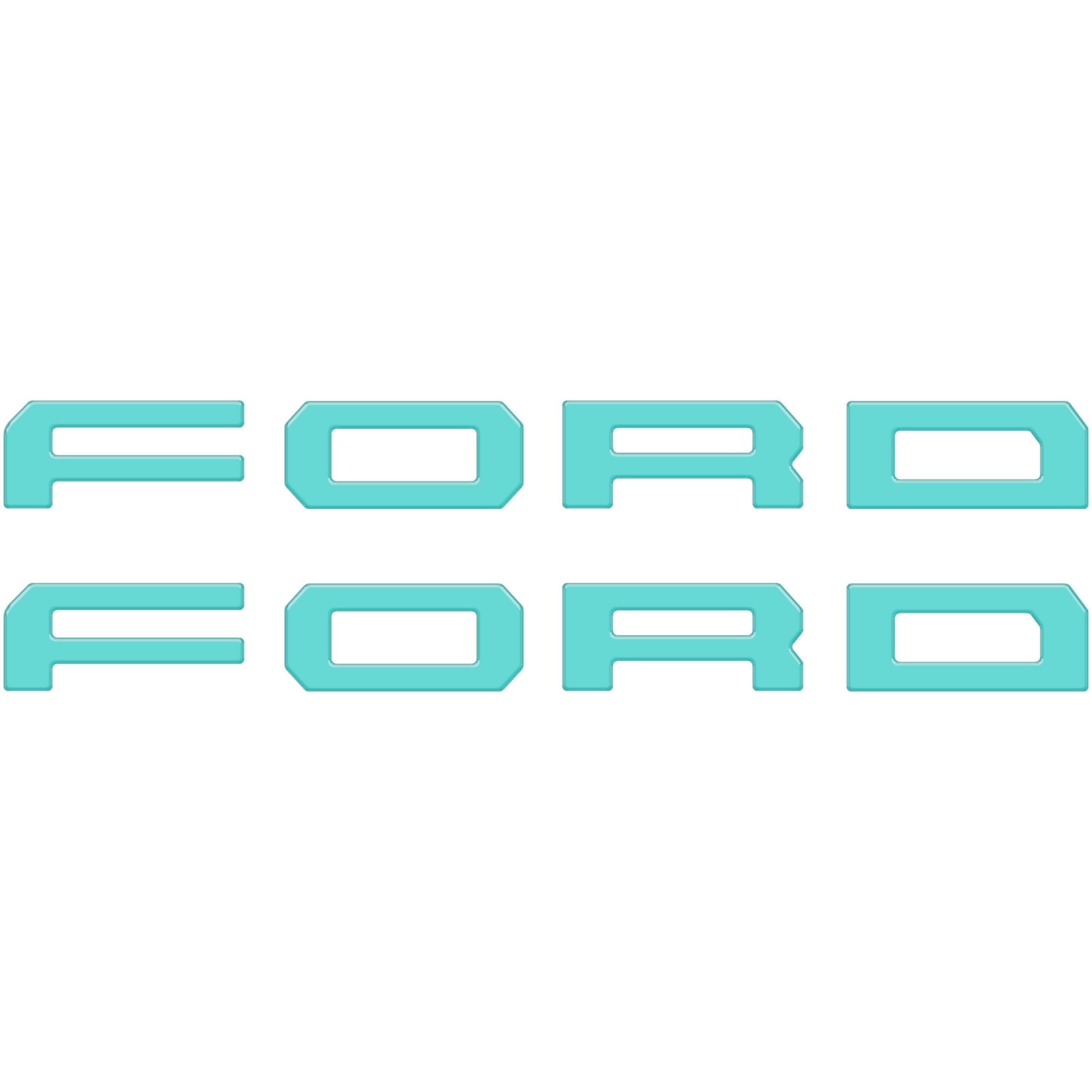Running Board Letters Fits 2023-2026 Ford Super Duty & F-150 Crew Cab