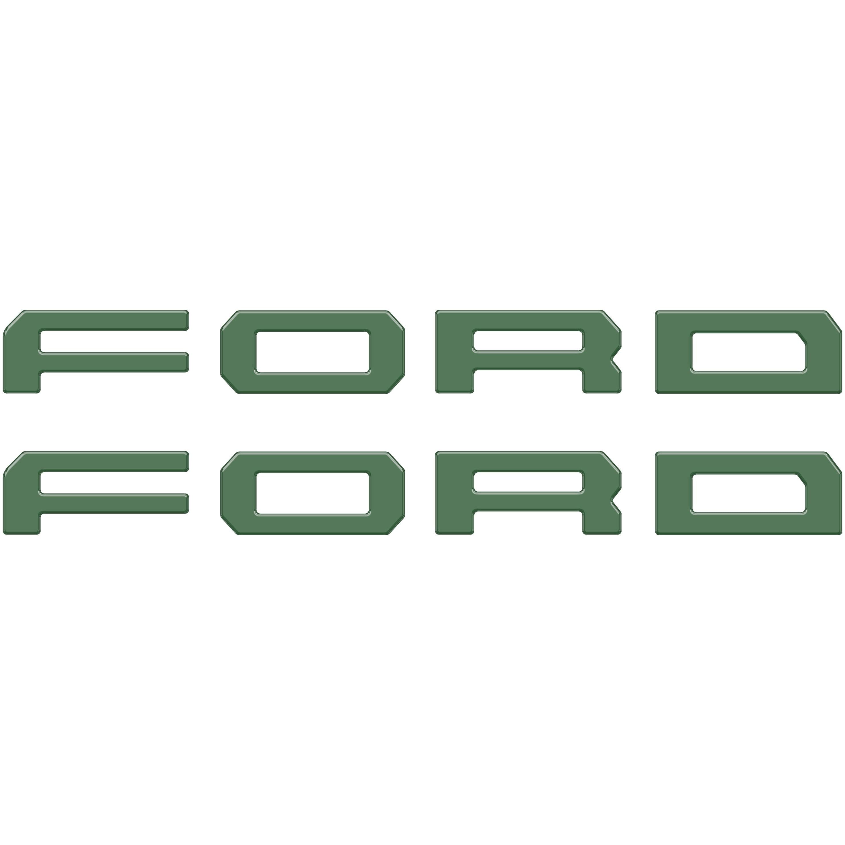 Running Board Letters Fits 2023-2026 Ford Super Duty & F-150 Crew Cab