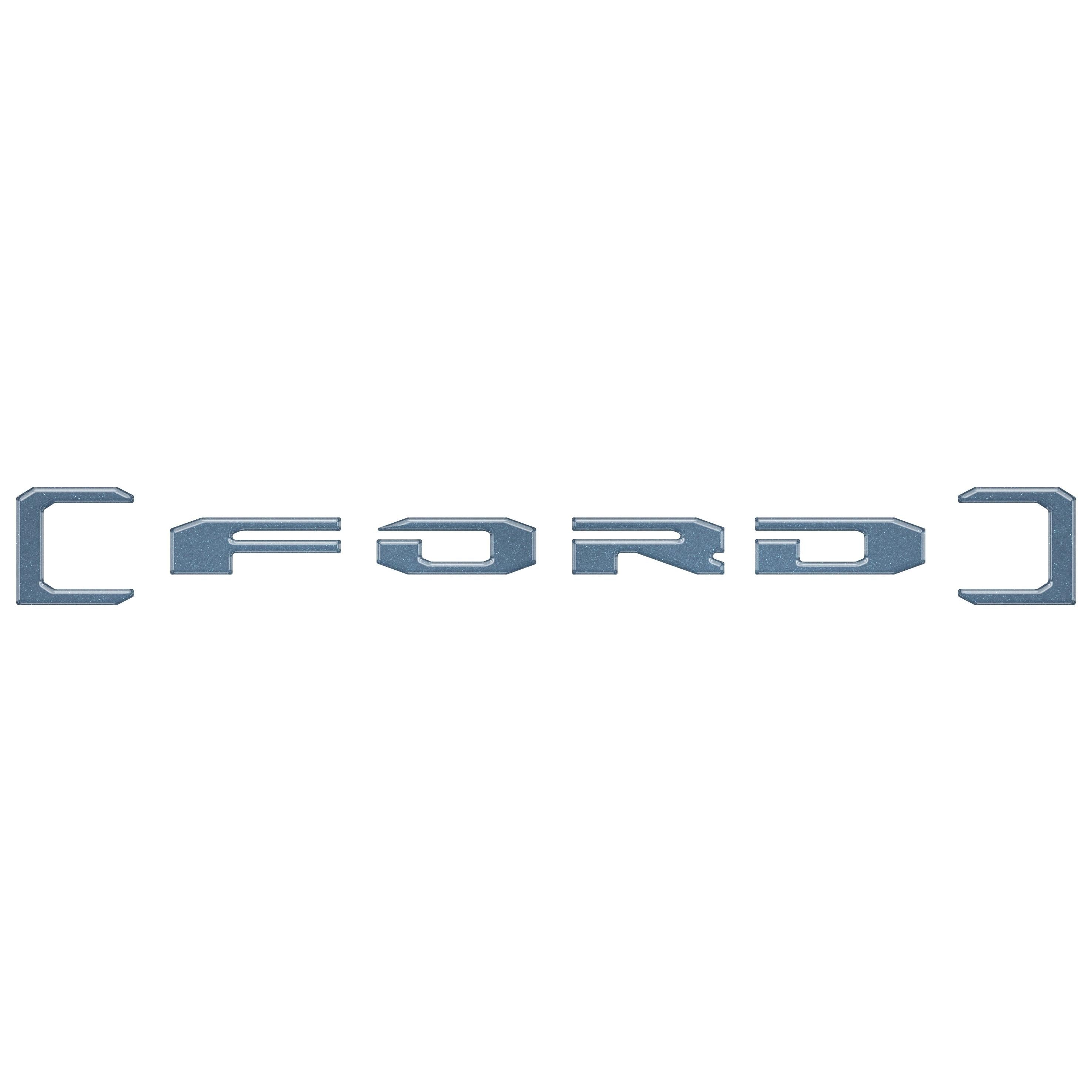 Upper Glove Box Letter Overlays Fits 2023-2026 Ford Super Duty
