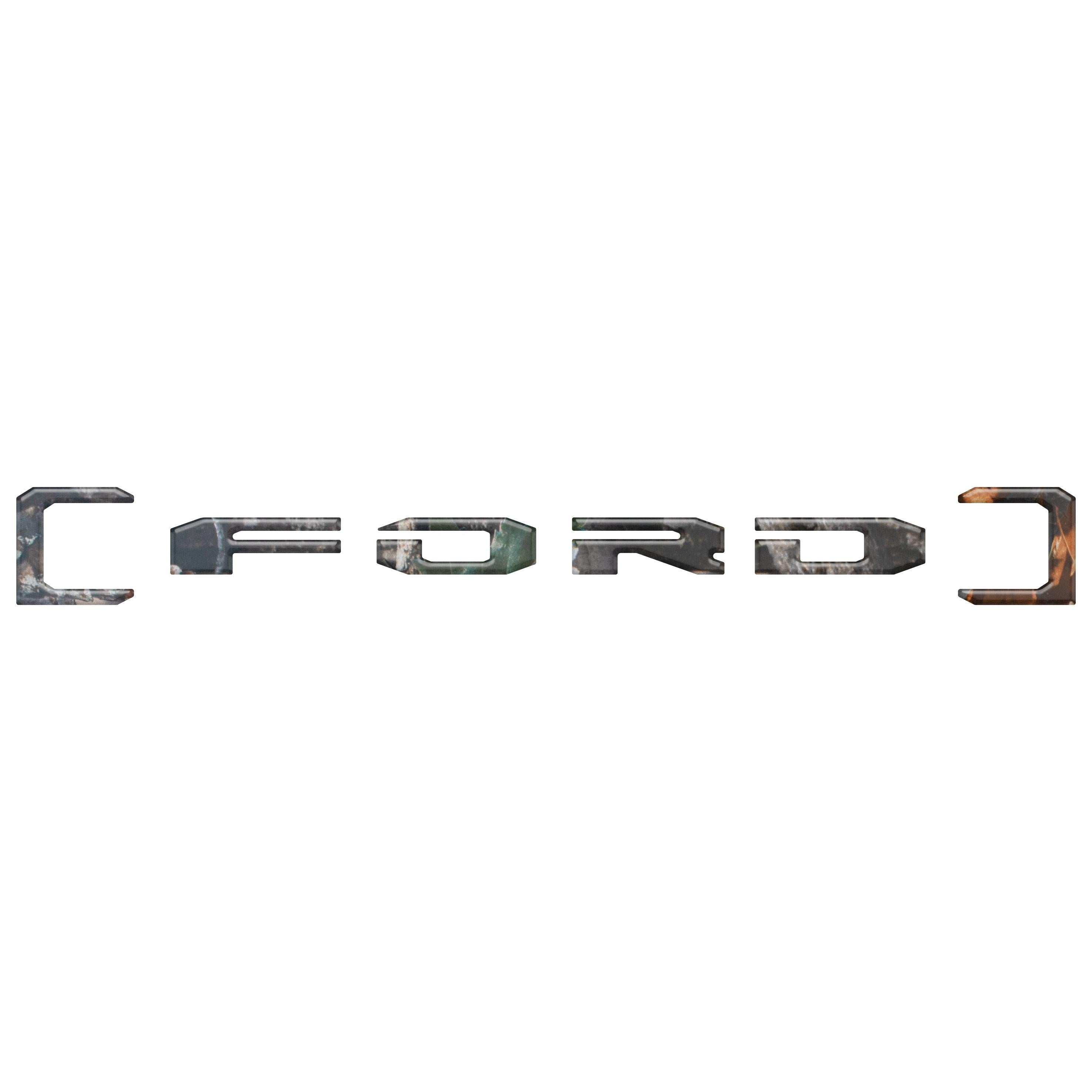 Upper Glove Box Letter Overlays Fits 2023-2026 Ford Super Duty