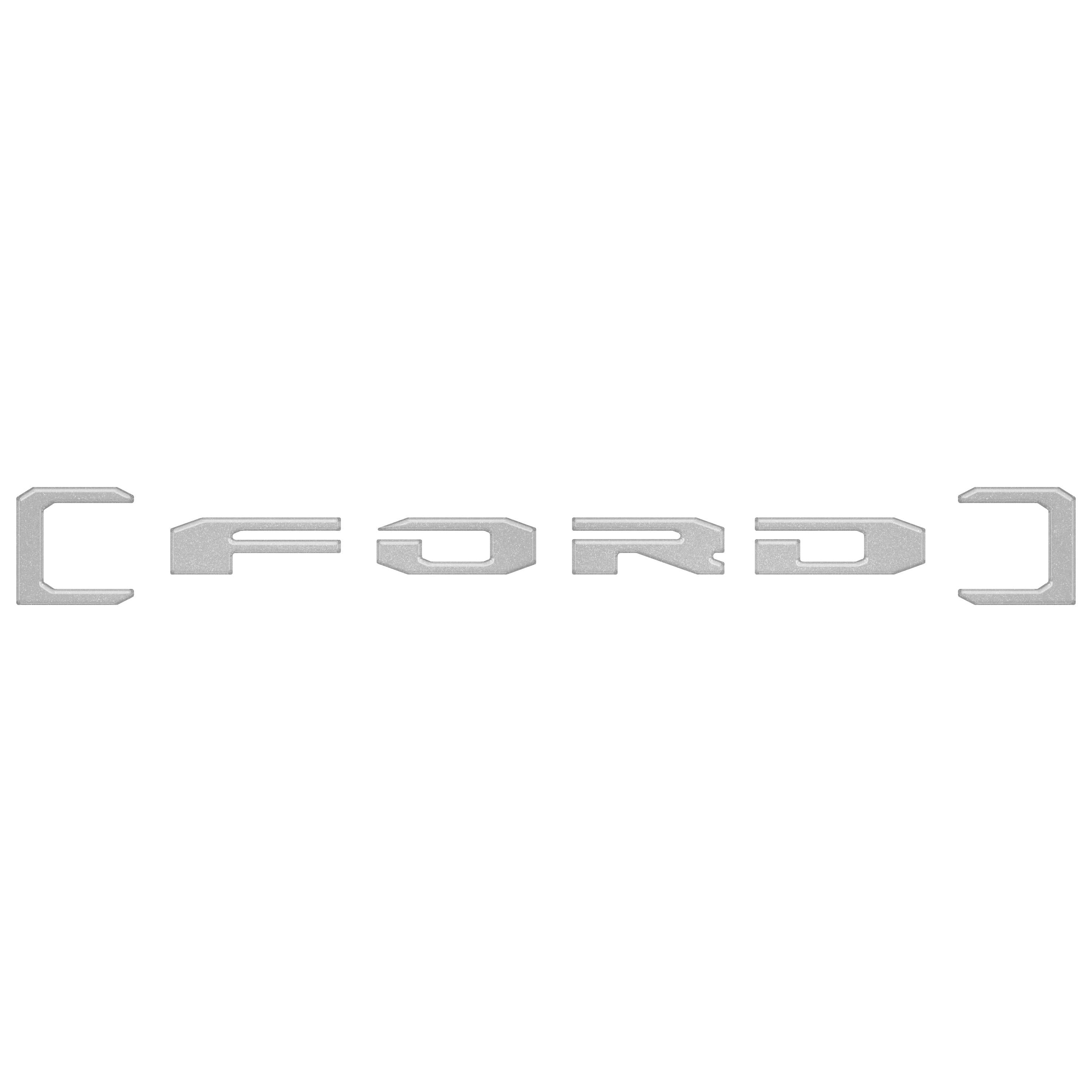 Upper Glove Box Letter Overlays Fits 2023-2026 Ford Super Duty