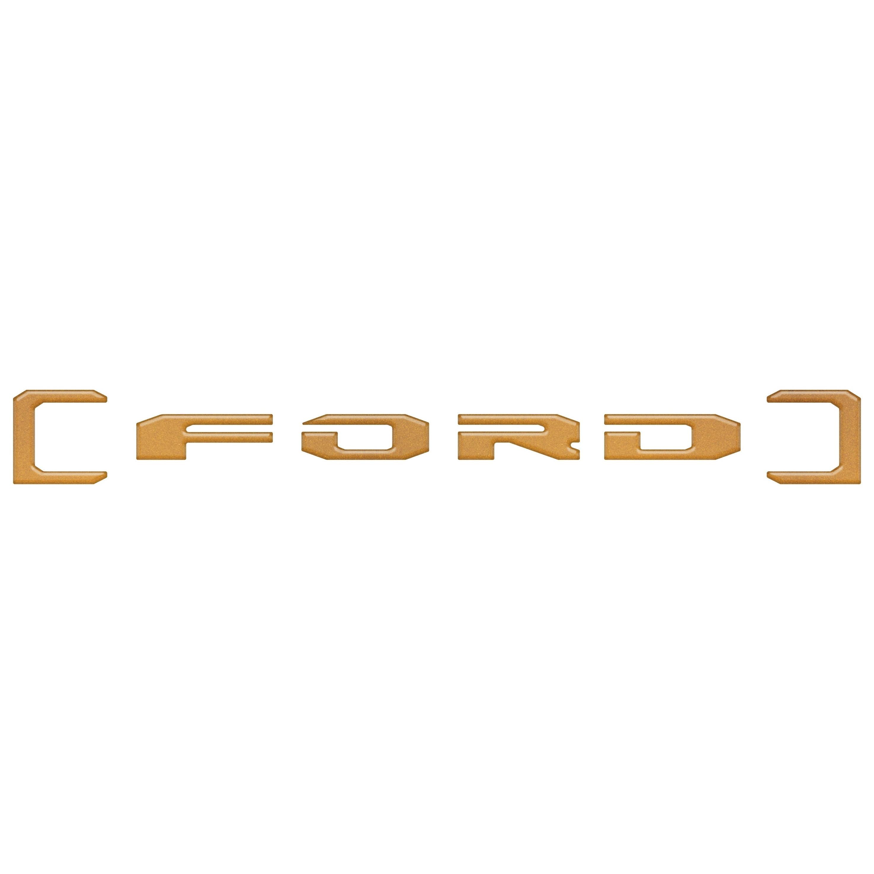 Upper Glove Box Letter Overlays Fits 2023-2026 Ford Super Duty