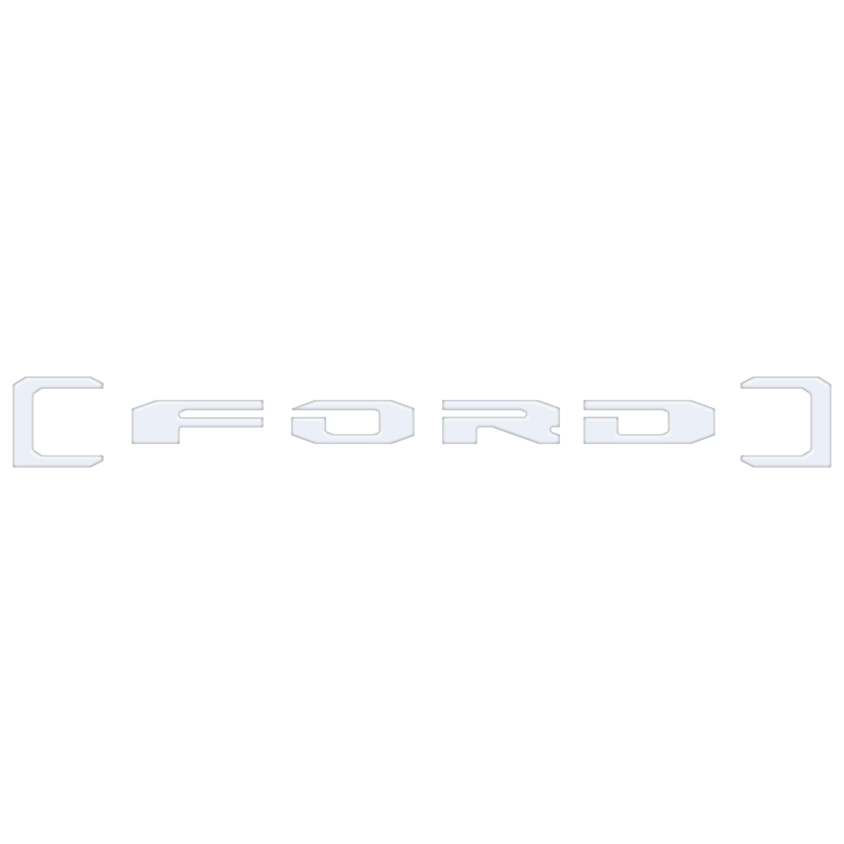 Upper Glove Box Letter Overlays Fits 2023-2026 Ford Super Duty