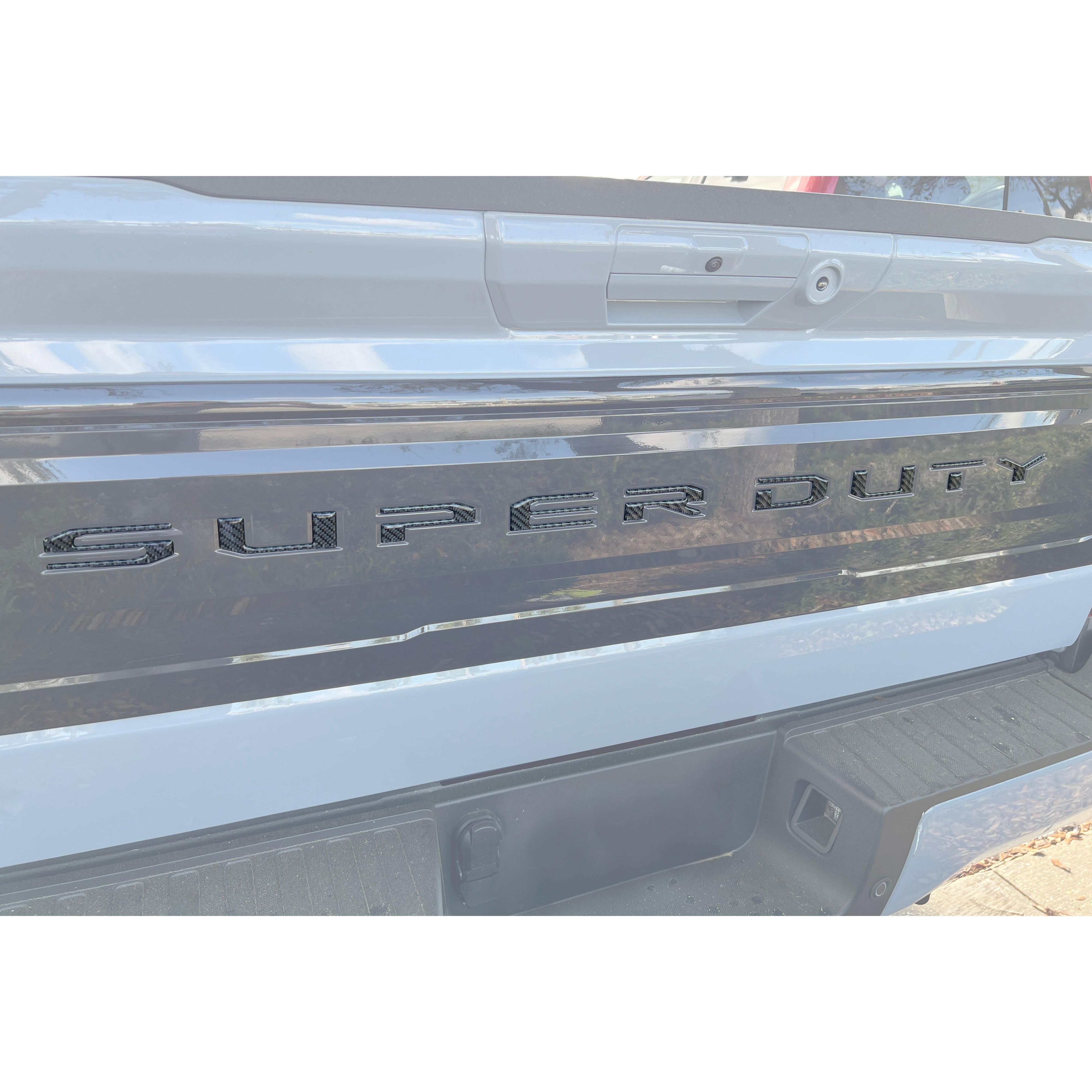 Tailgate Letter Inserts Fits 2025-2026 Ford Super Duty Platinum