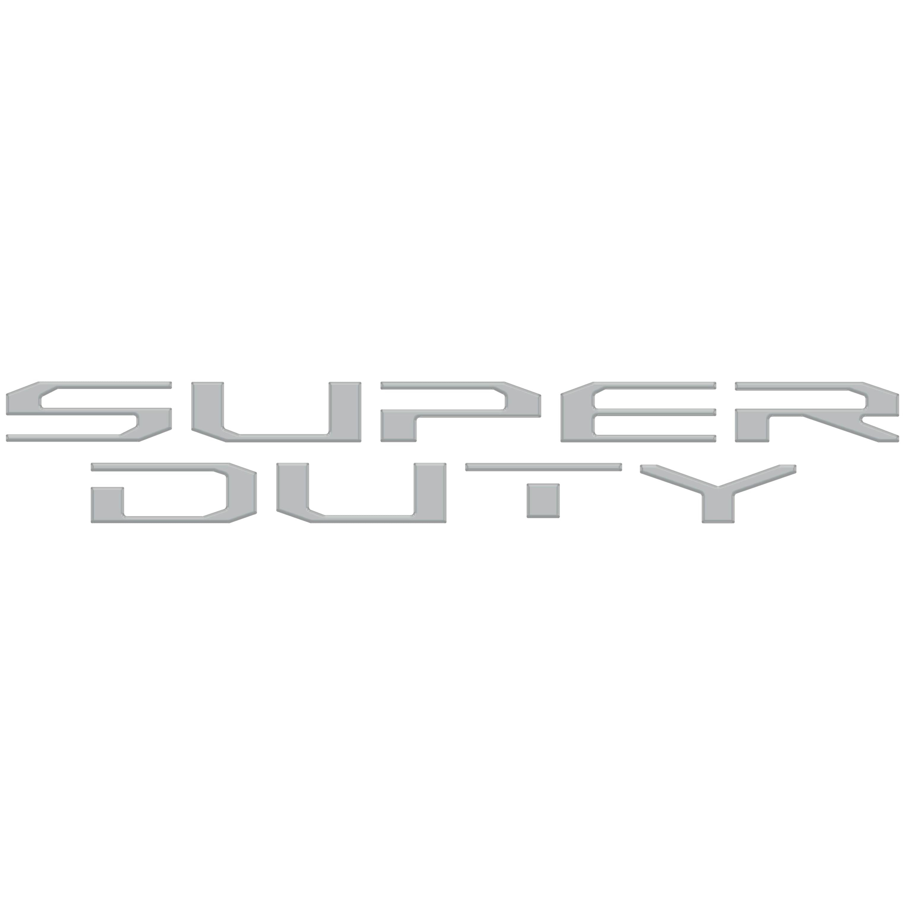 Tailgate Letter Inserts Fits 2025-2026 Ford Super Duty Platinum