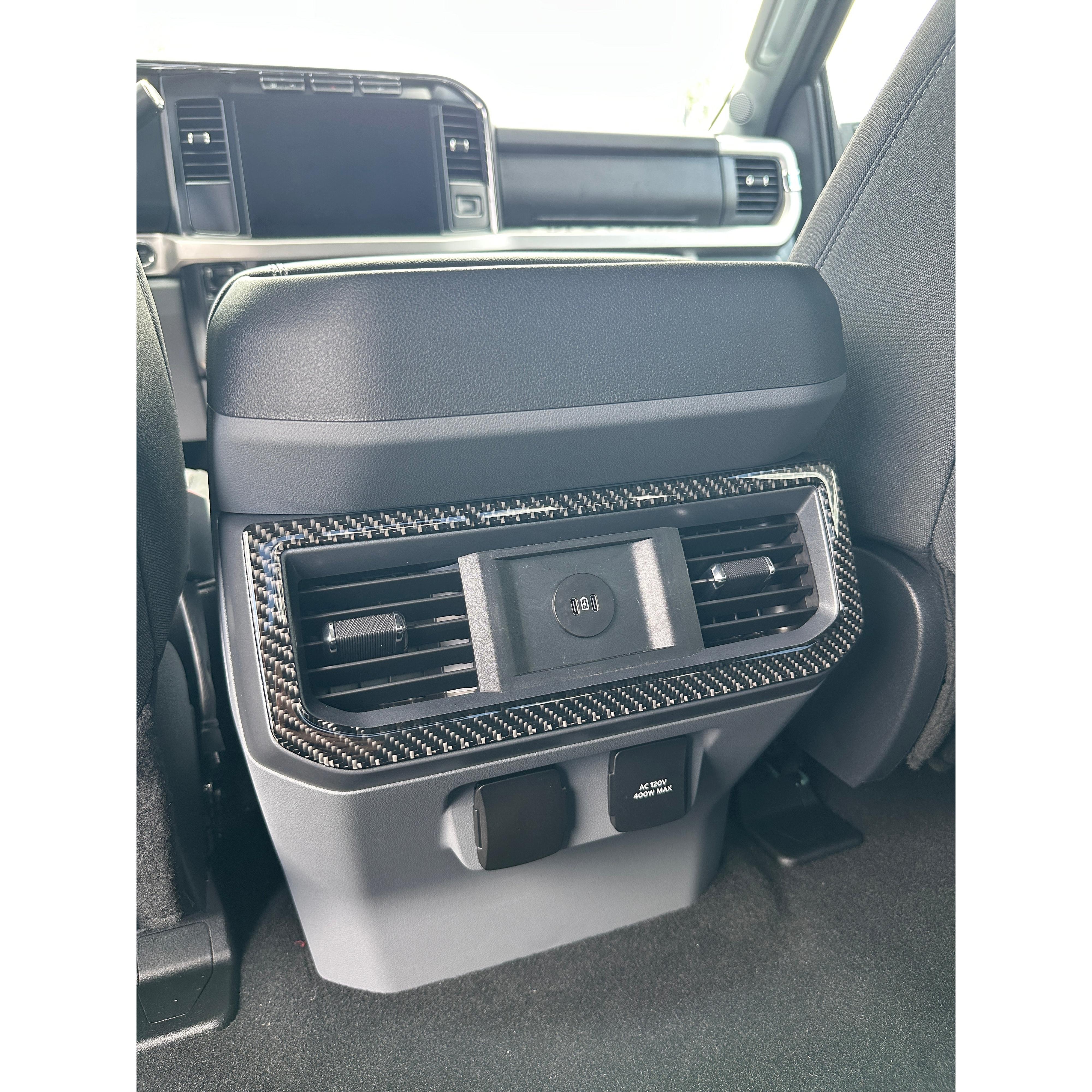 Rear A.C. Vents Accent Trim Fits 2023-2026 Ford Super Duty