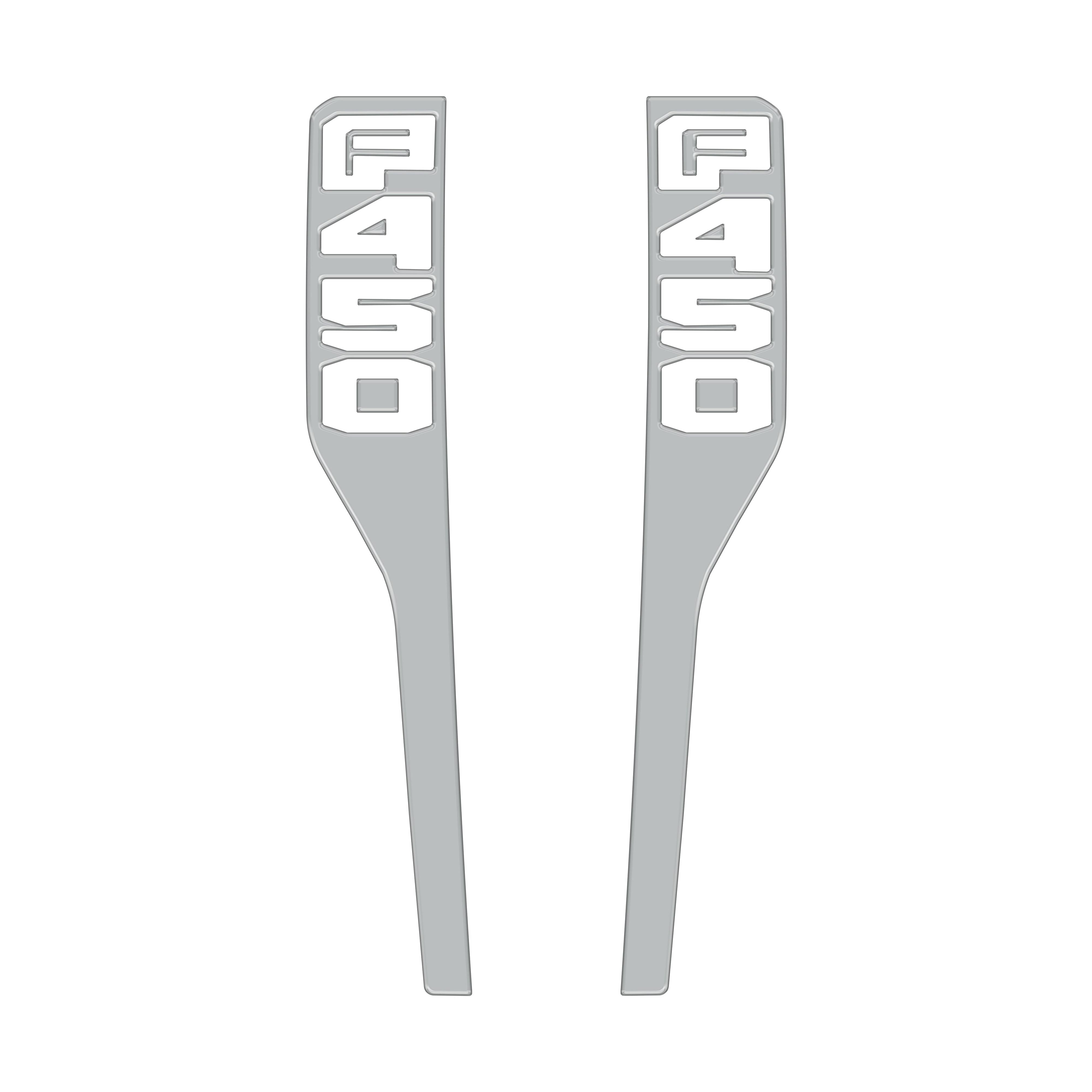 Front Fender Emblem Overlays Fits 2023-2026 Ford Super Duty