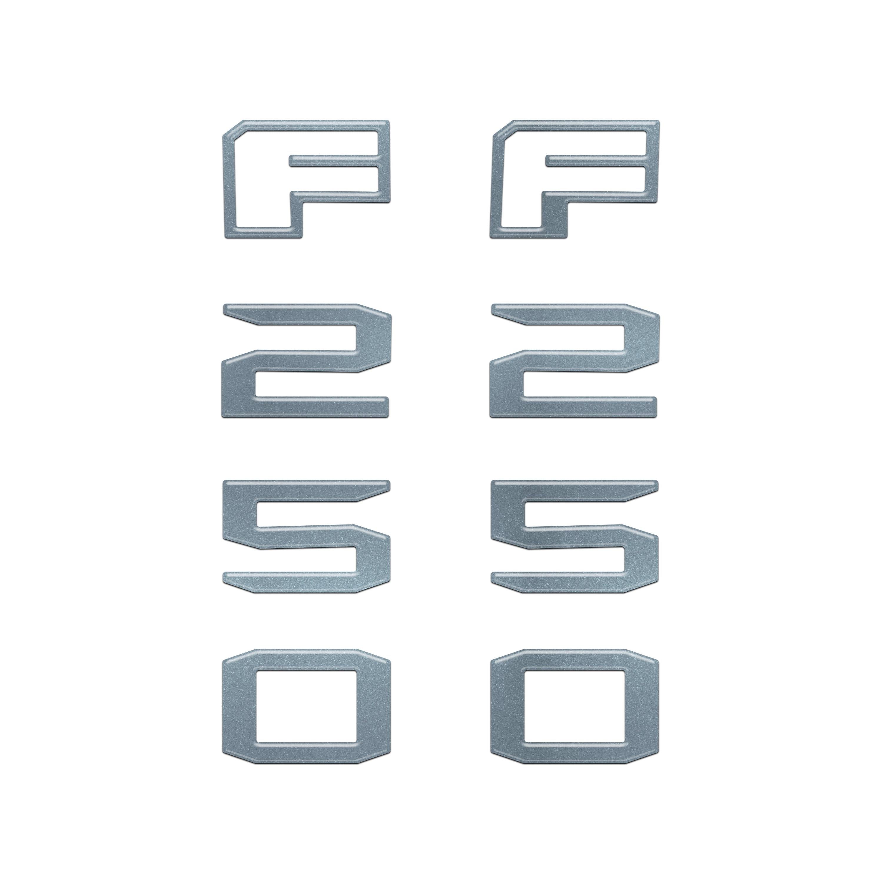Fender Badge Letter Overlays Fits 2023-2026 Ford Super Duty
