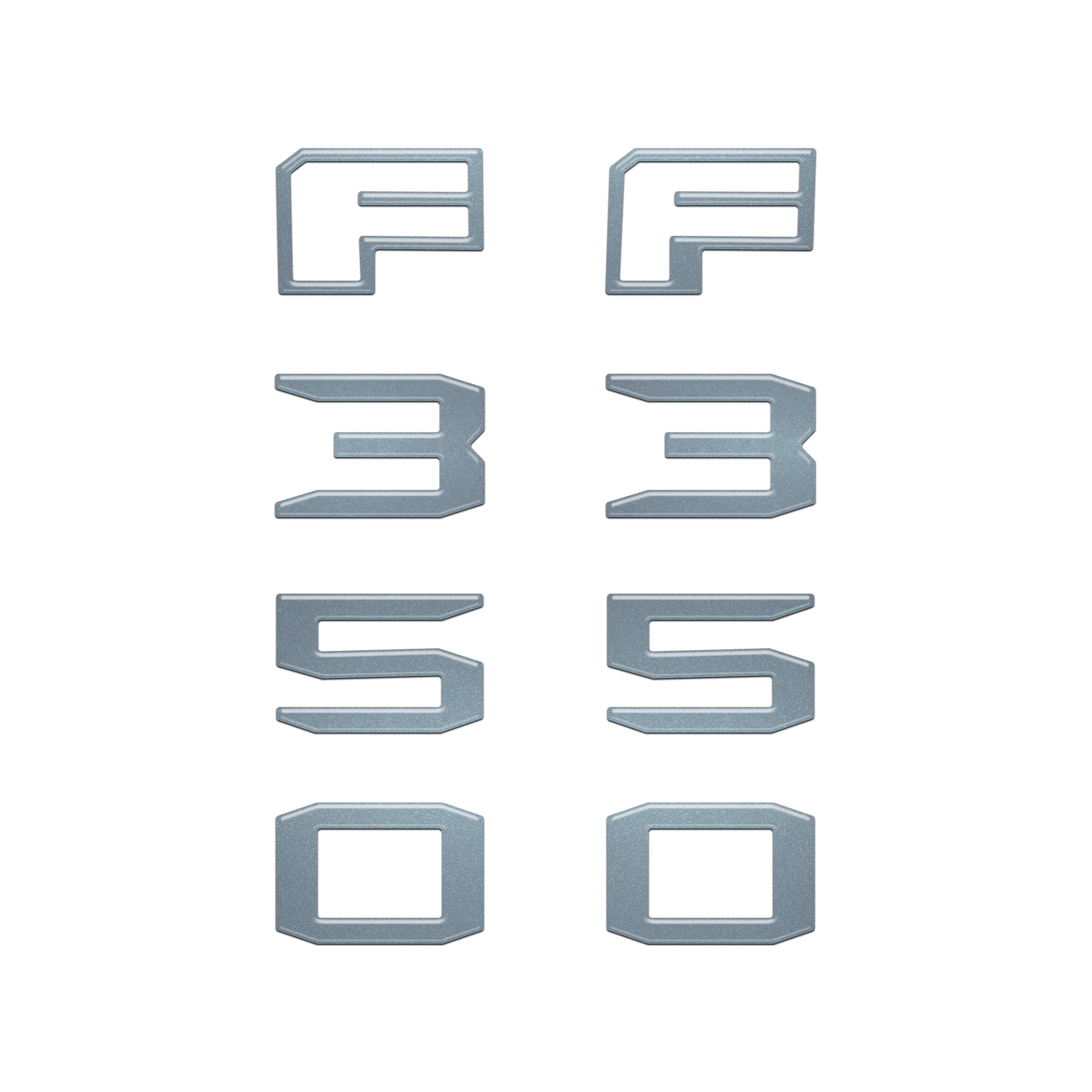 Fender Badge Letter Overlays Fits 2023-2026 Ford Super Duty