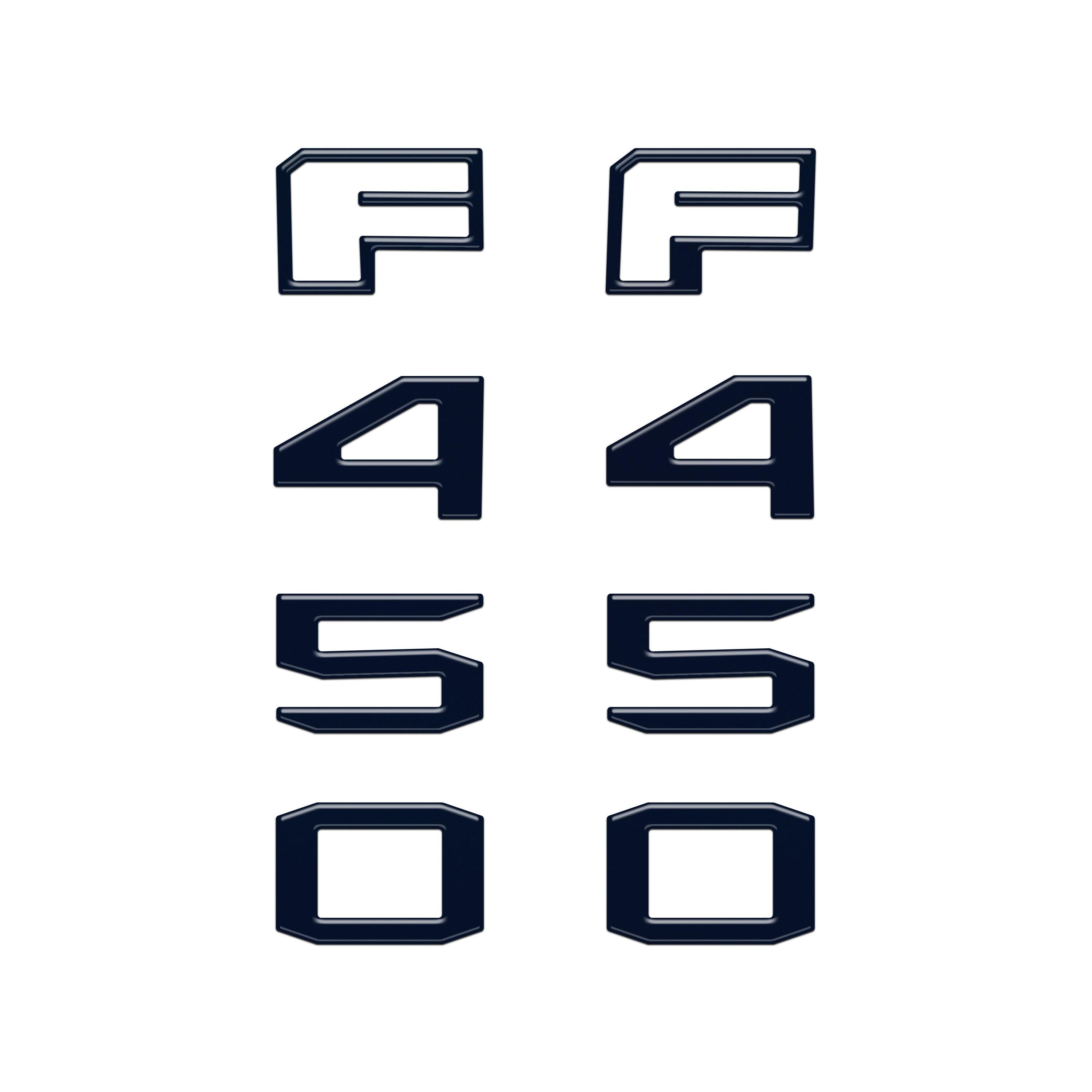 Fender Badge Letter Overlays Fits 2023-2026 Ford Super Duty