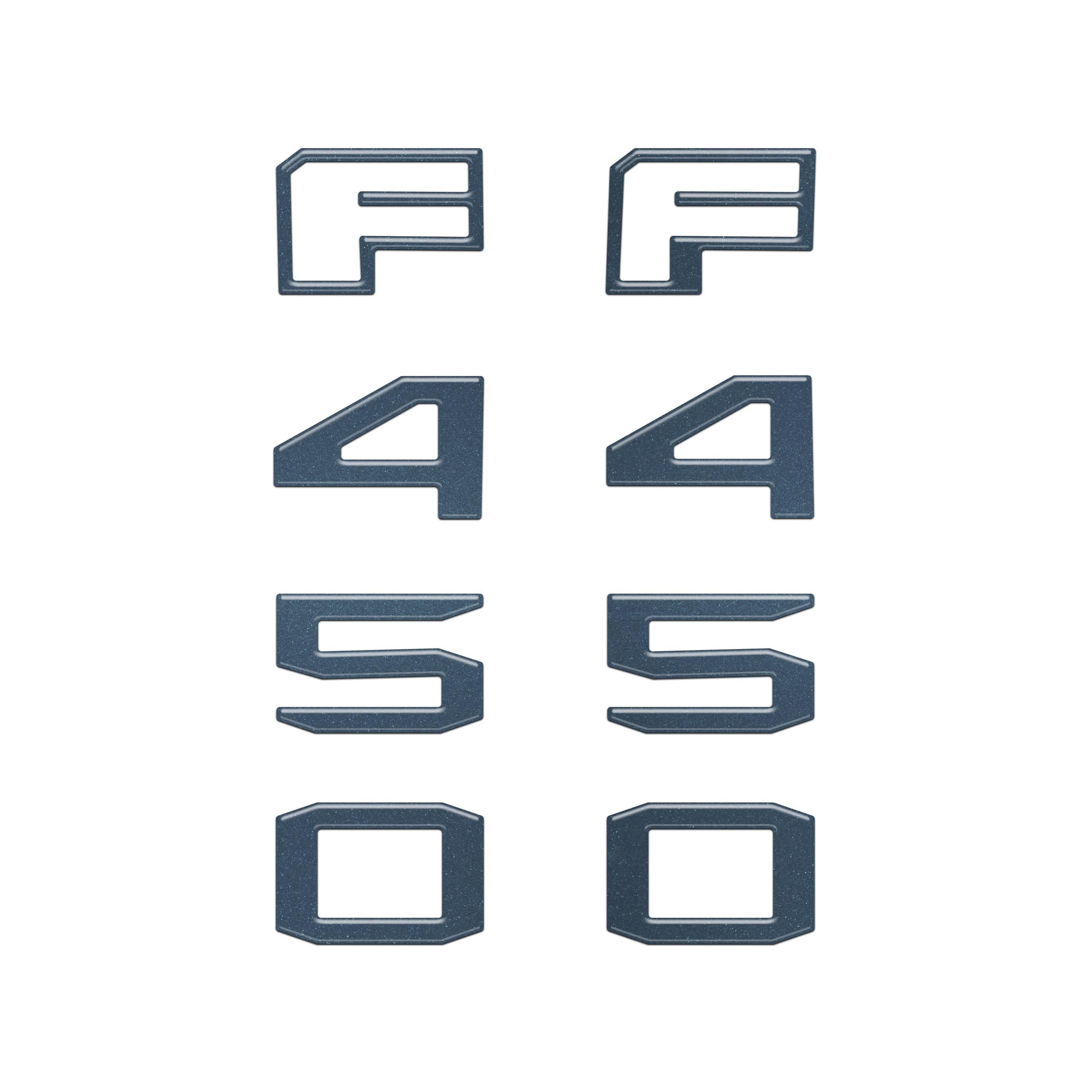 Fender Badge Letter Overlays Fits 2023-2026 Ford Super Duty