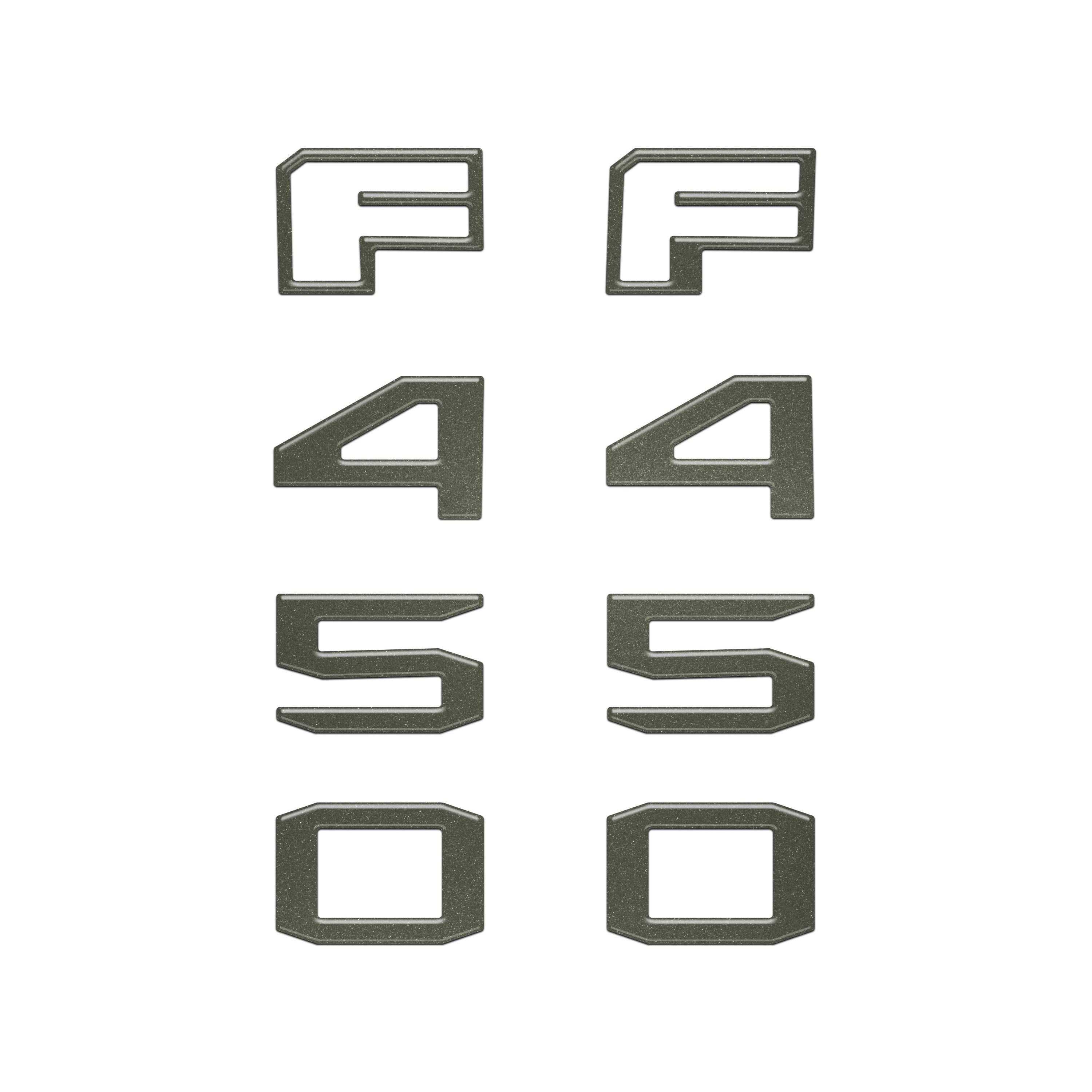 Fender Badge Letter Overlays Fits 2023-2026 Ford Super Duty