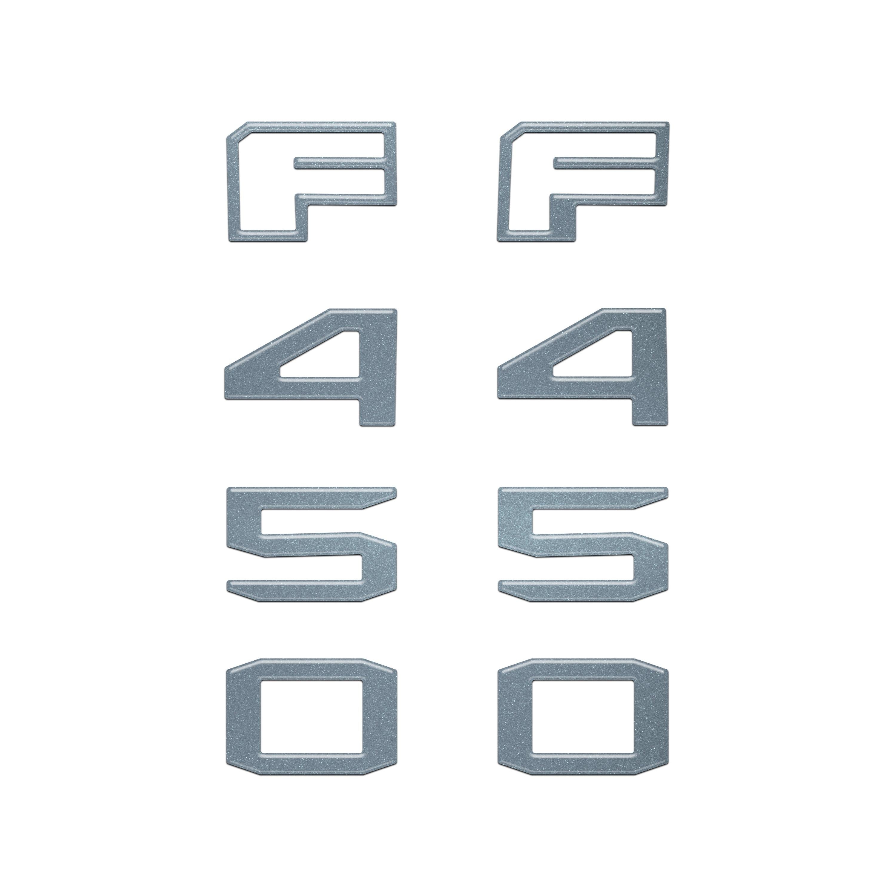 Fender Badge Letter Overlays Fits 2023-2026 Ford Super Duty