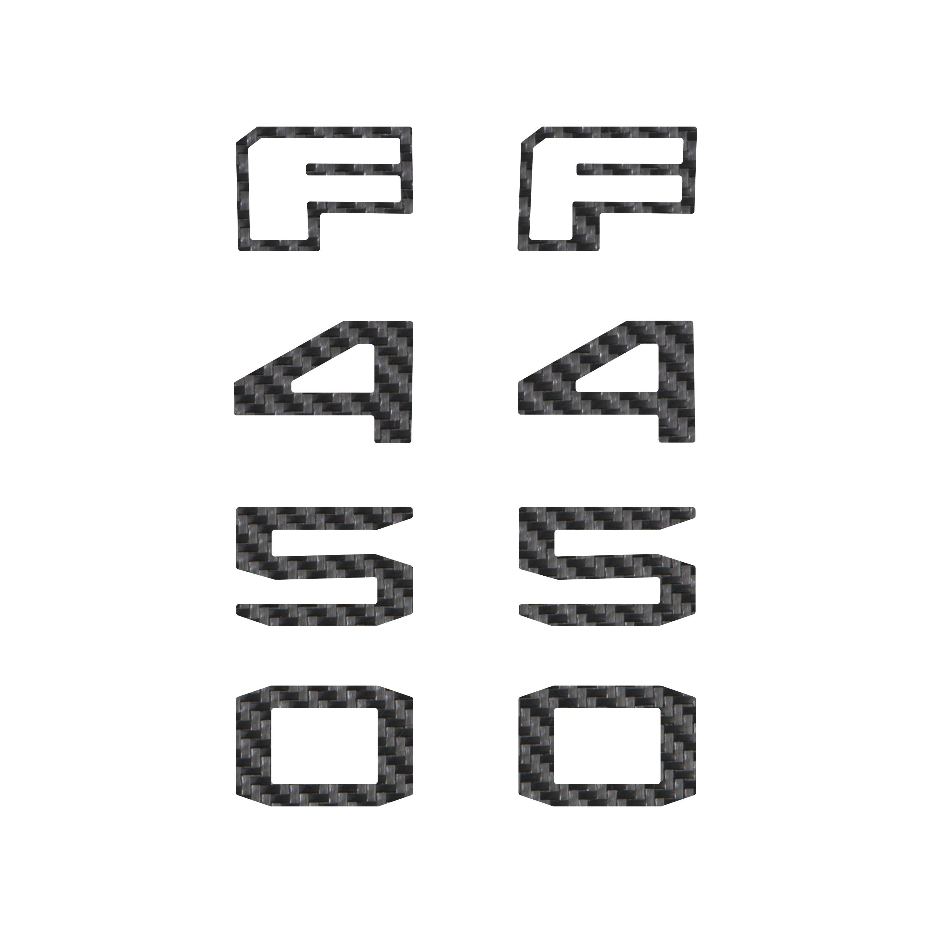 Fender Badge Letter Overlays Fits 2023-2026 Ford Super Duty