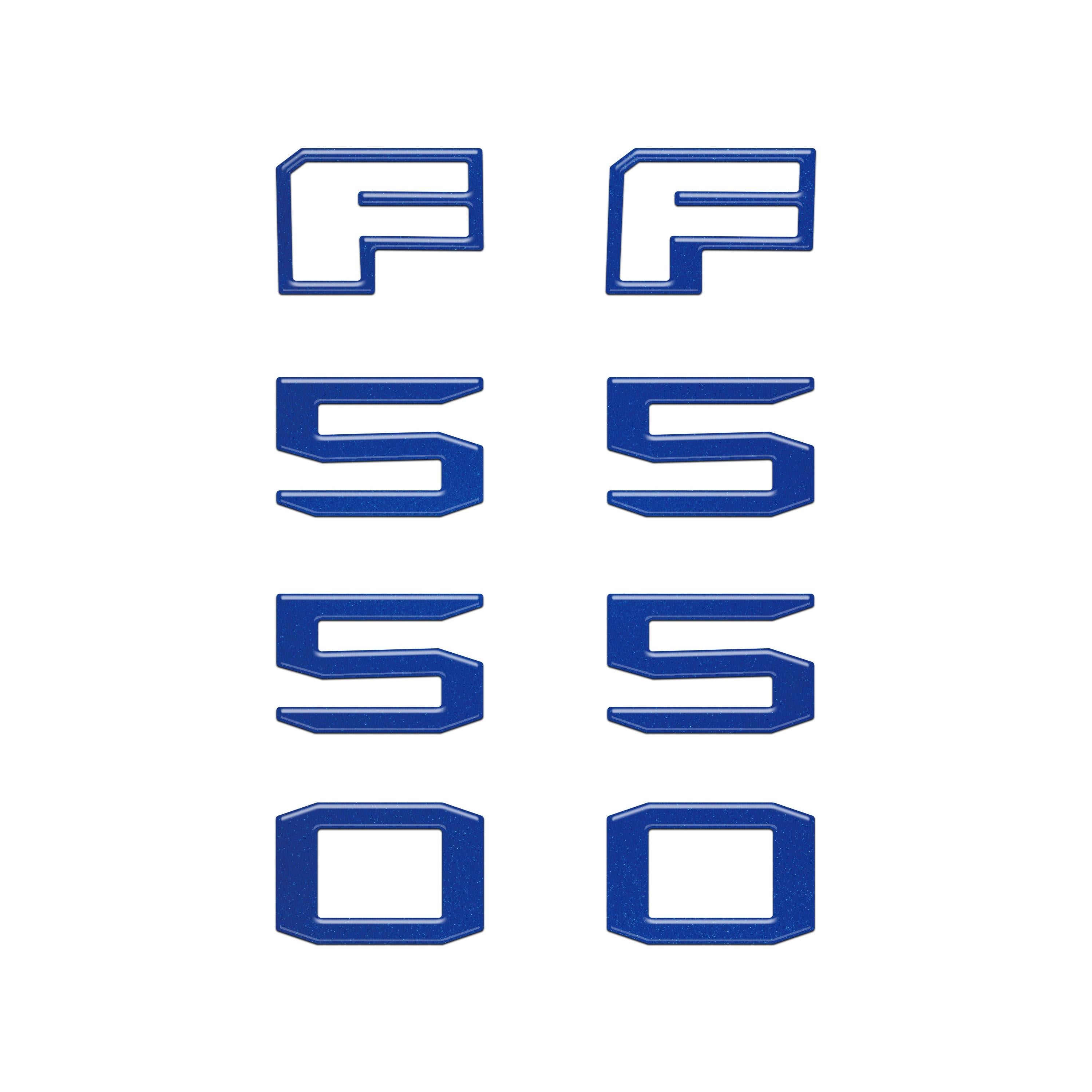 Fender Badge Letter Overlays Fits 2023-2026 Ford Super Duty