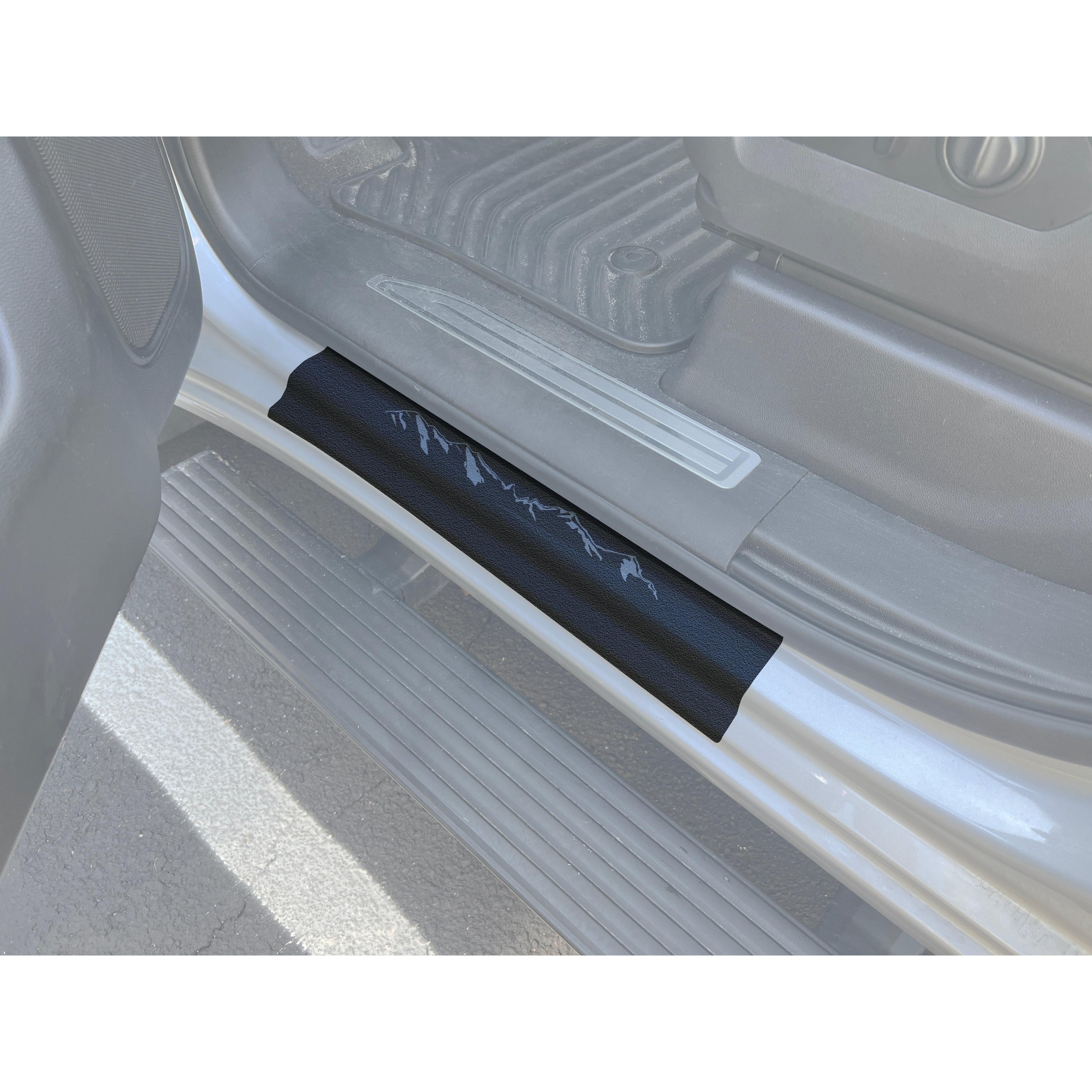 Door Sill Protection Overlays Fits 2014-2026 Chevrolet Silverado + Silverado HD