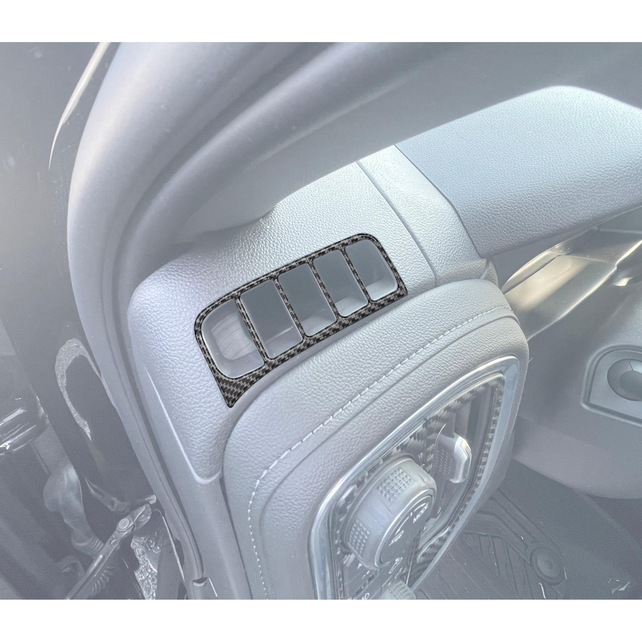 Upper A/C Vent Accent Overlays Fits 2019-2021 Chevrolet Silverado