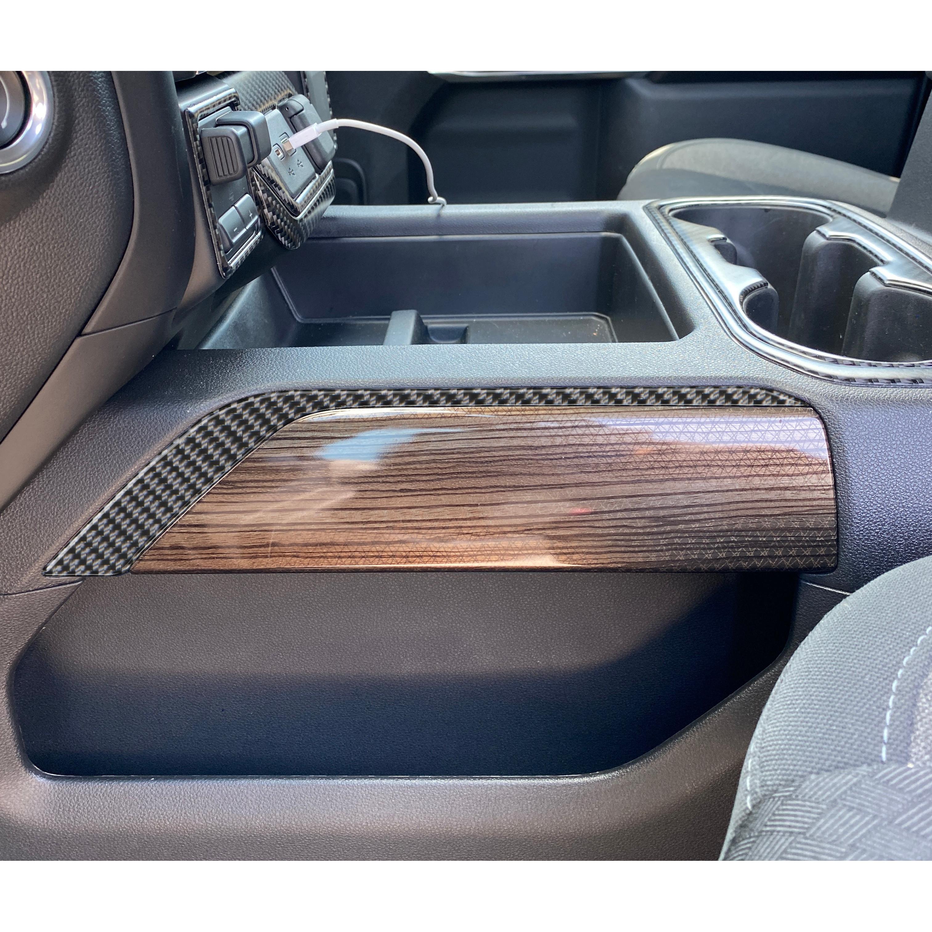 Center Console Accent Overlays Fits 2019-2021 Chevrolet Silverado