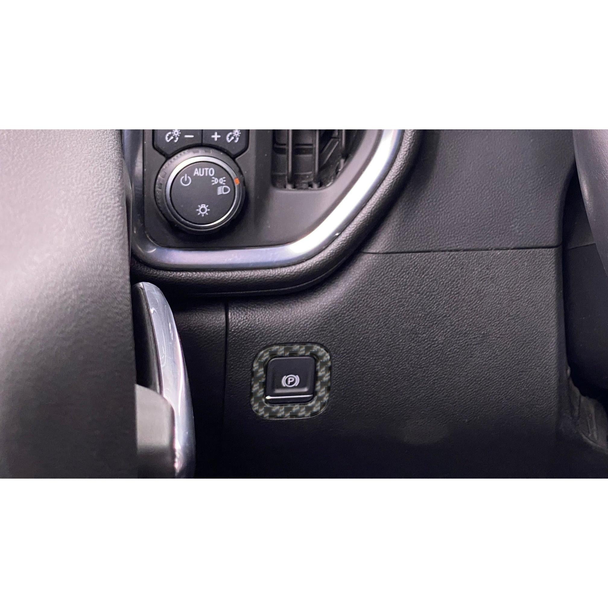 Parking Brake Accent Overlay Fits 2019-2021 Chevrolet Silverado